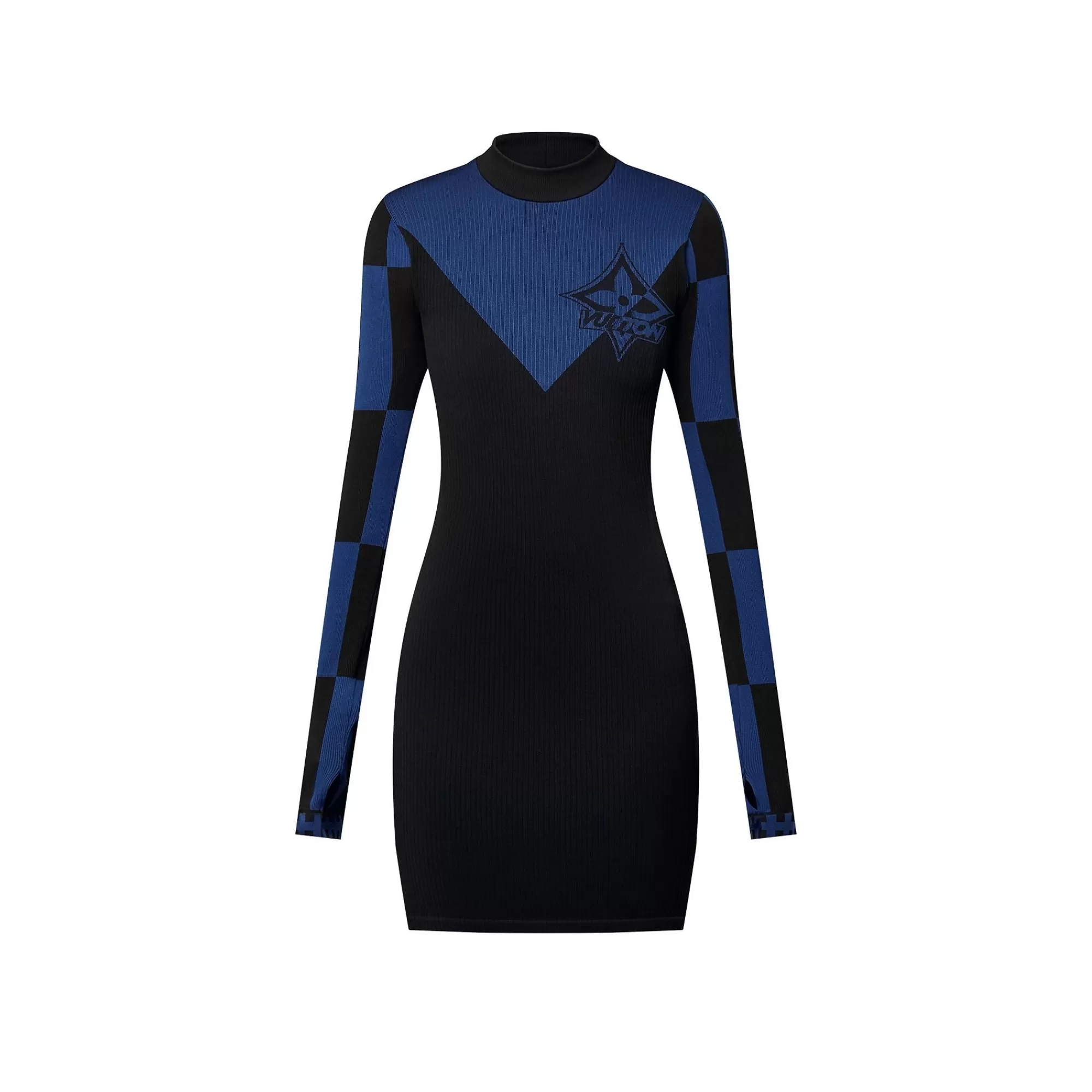 Cheap Louis Vuitton Graphic Compression Knit Dress