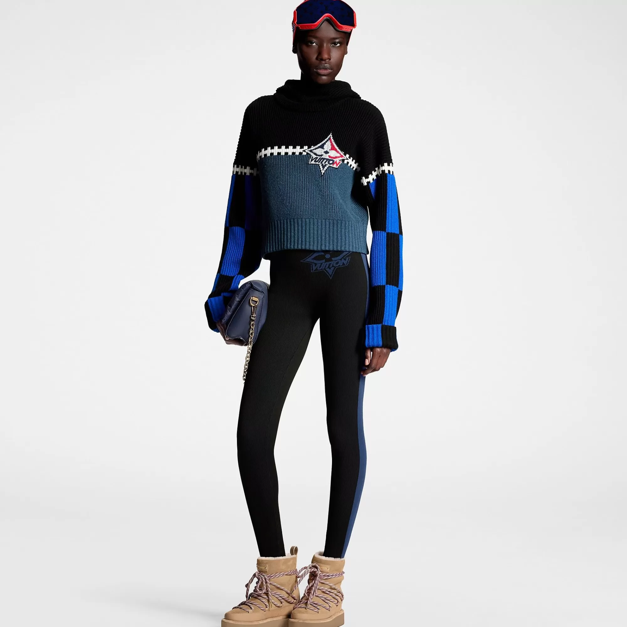 Cheap Louis Vuitton Graphic Compression Knit Leggings