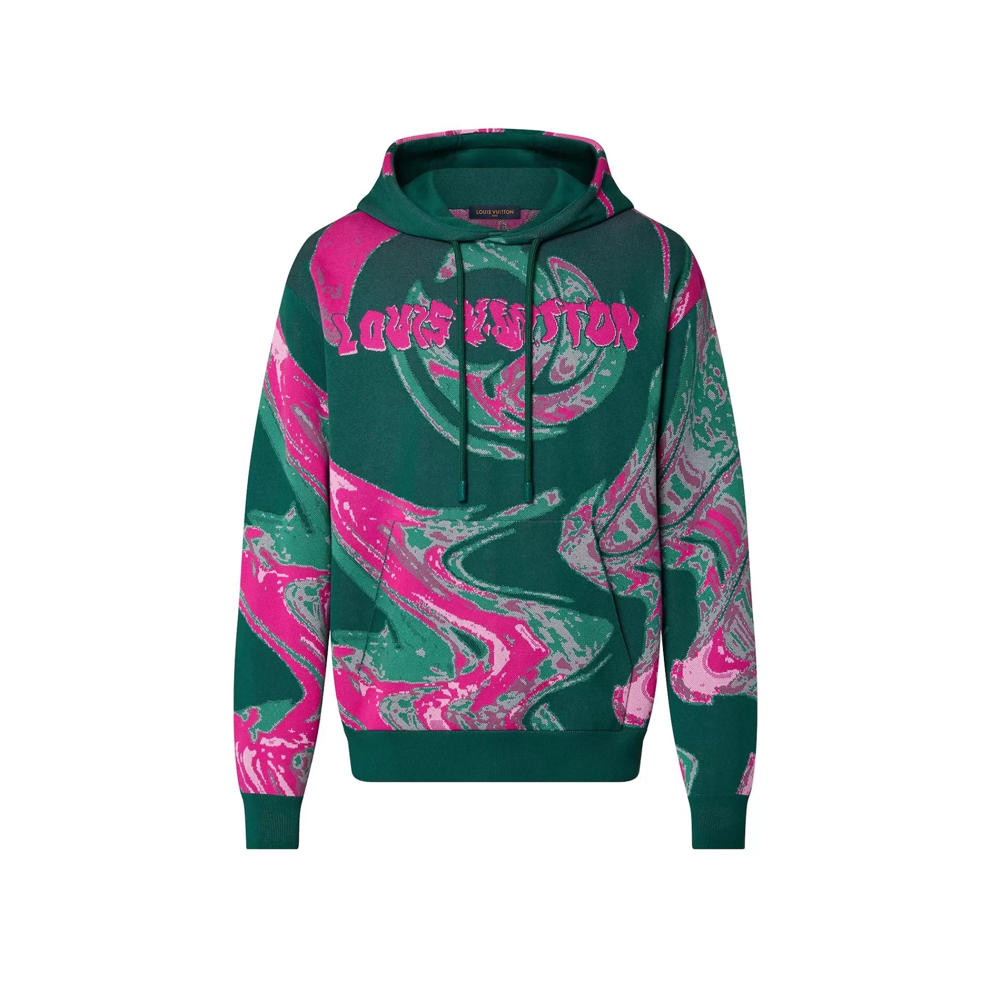 Shop Louis Vuitton Graphic Cotton Hoodie
