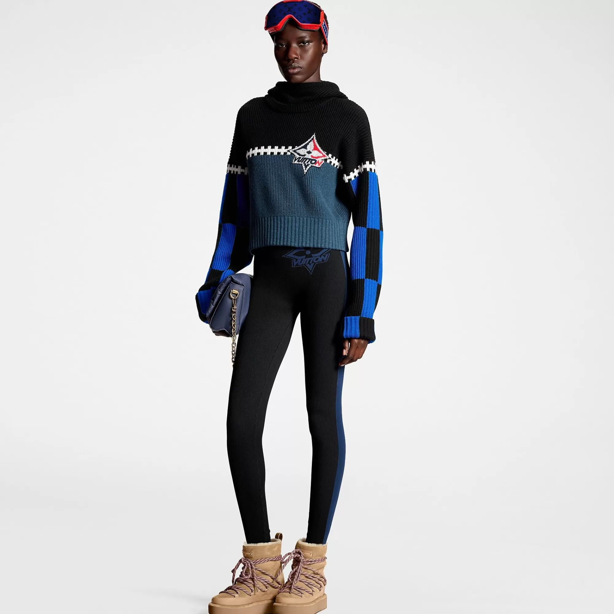 Shop Louis Vuitton Graphic Hooded Pullover