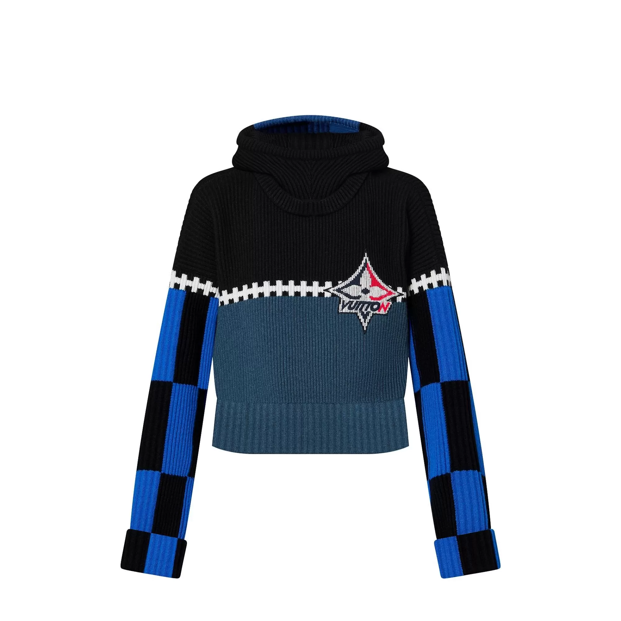 Shop Louis Vuitton Graphic Hooded Pullover