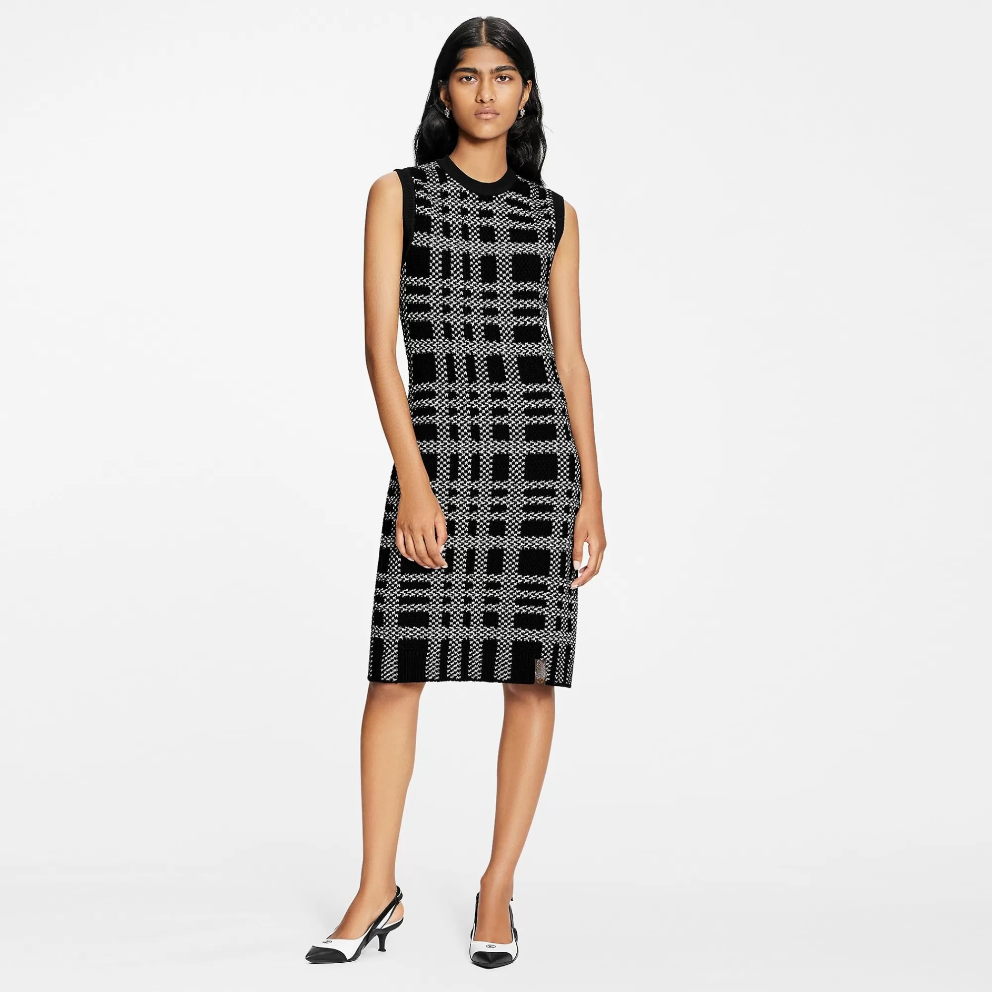 Discount Louis Vuitton Graphic Knit Mini Dress
