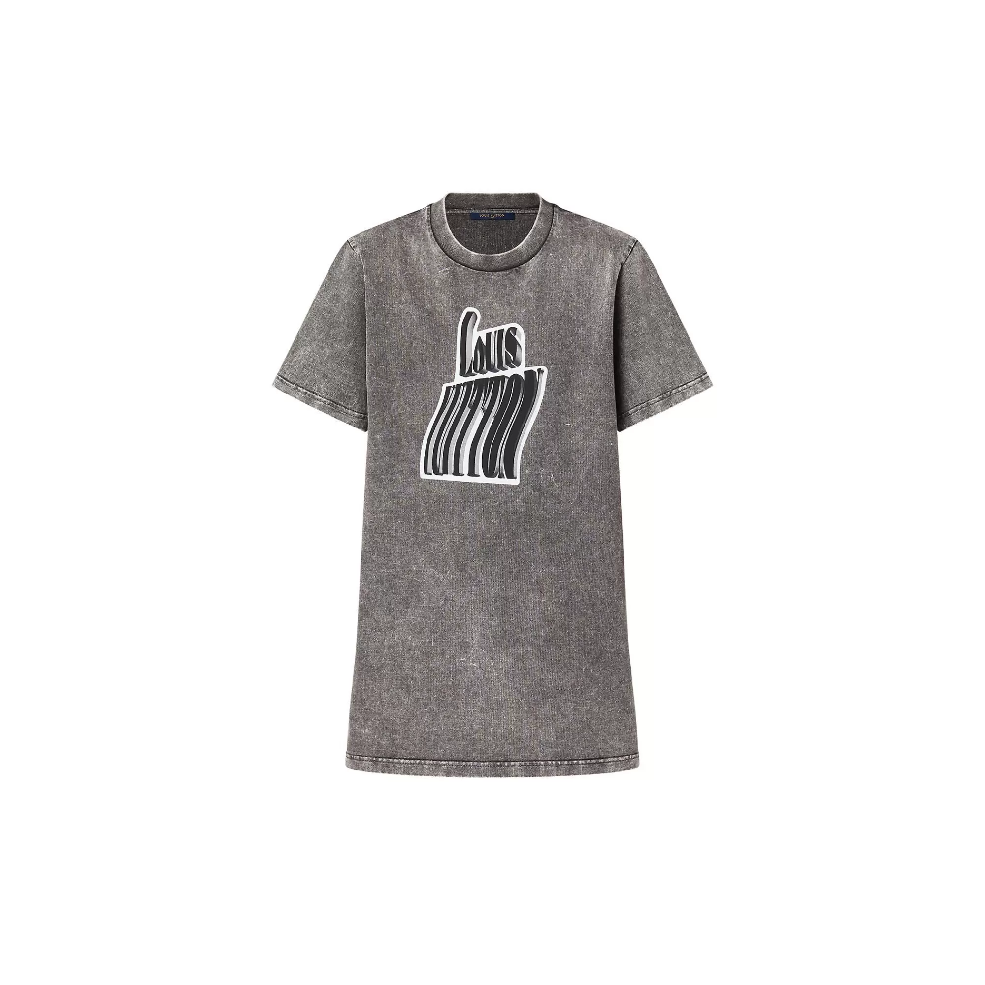 Discount Louis Vuitton Graphic Lv Signature T-Shirt Dress