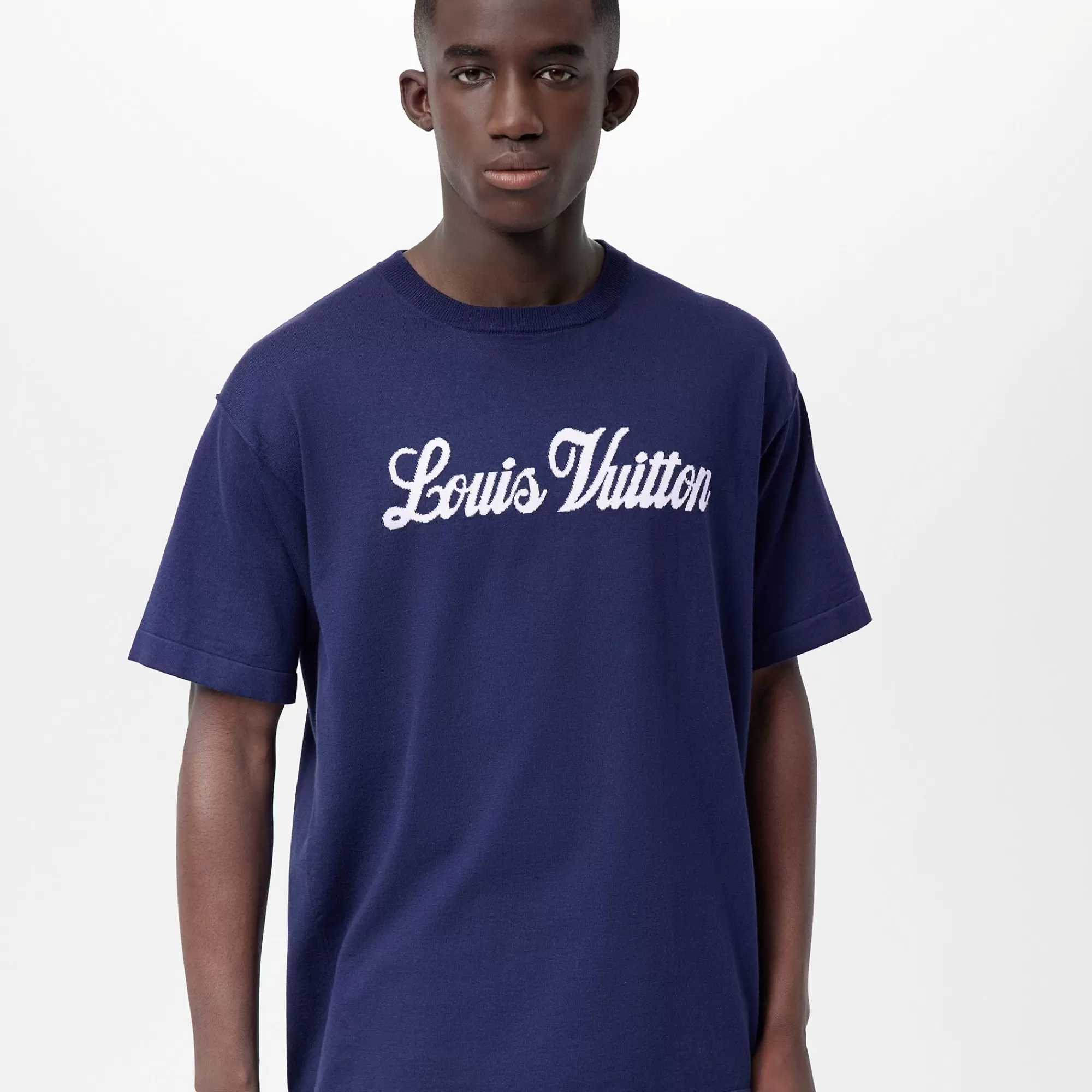 Best Sale Louis Vuitton Graphic Short-Sleeved Crewneck