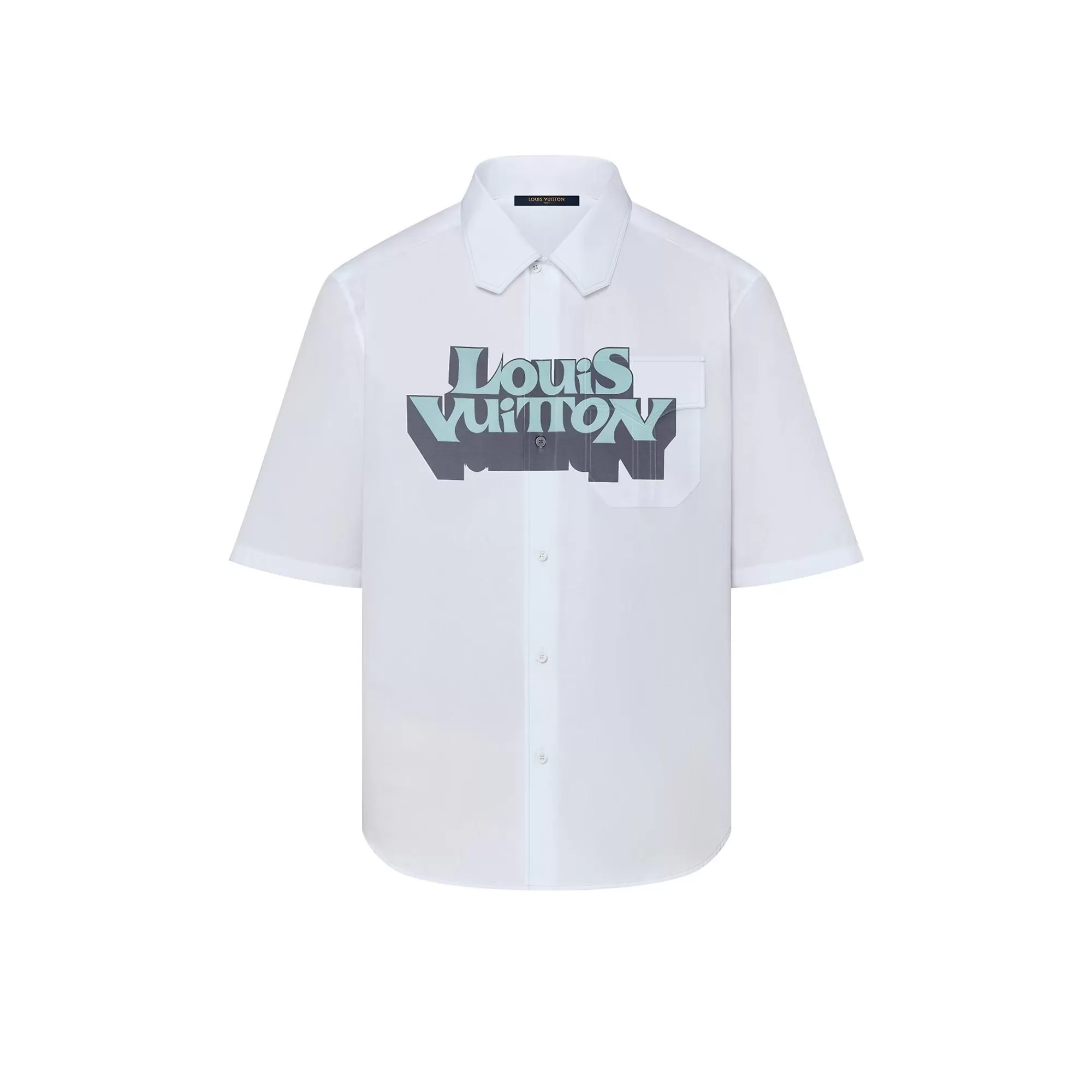 Cheap Louis Vuitton Graphic Short-Sleeved Shirt