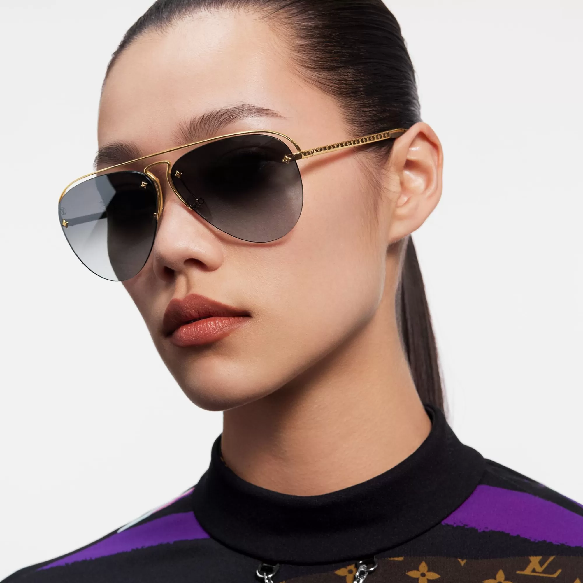 Discount Louis Vuitton Grease Sunglasses Grey