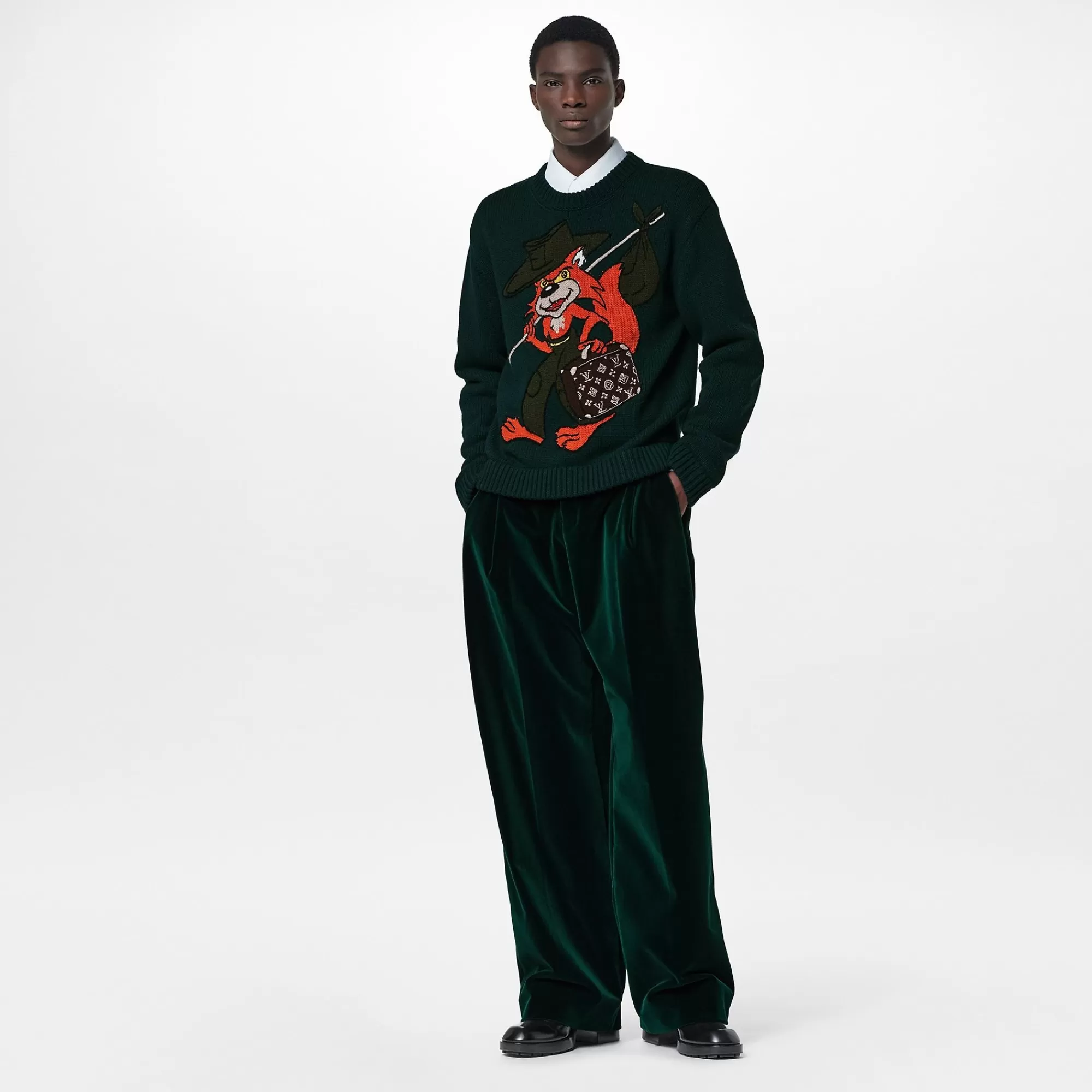 Cheap Louis Vuitton Handknit Crewneck