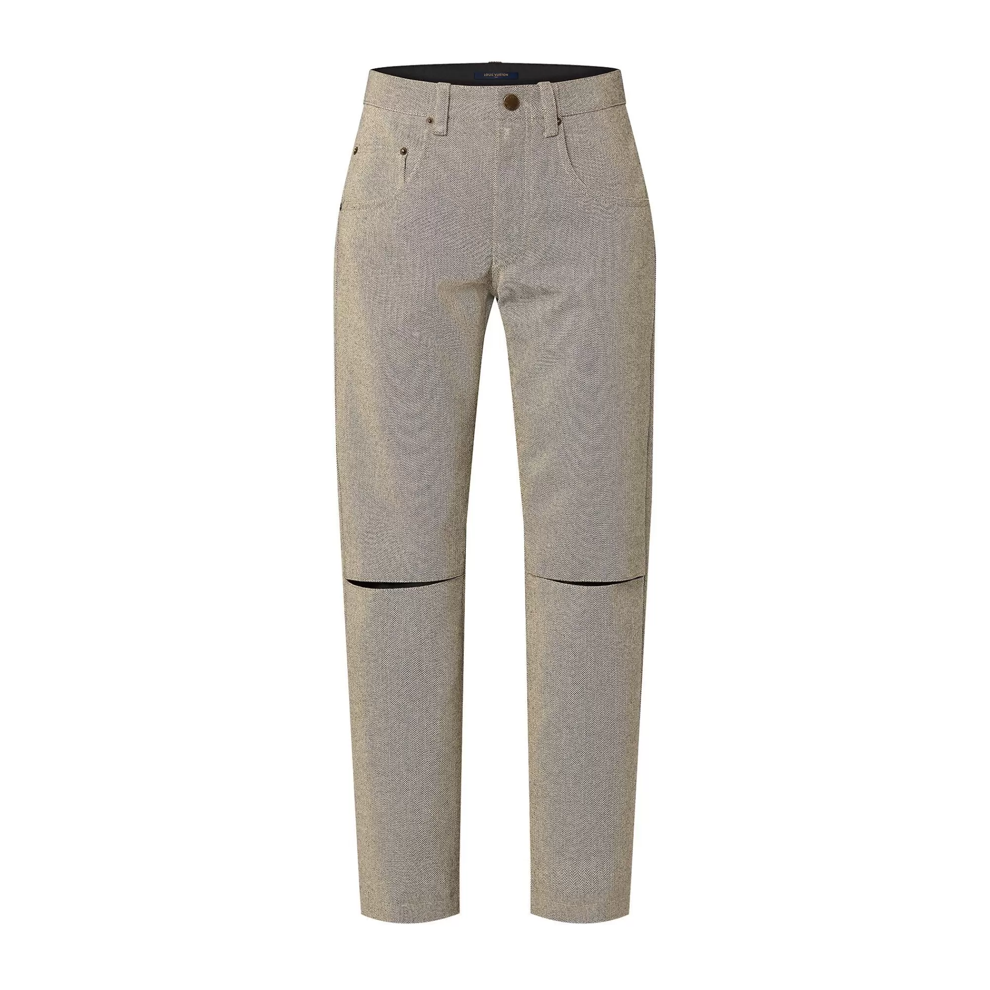 Best Louis Vuitton Herringbone Slit Pants