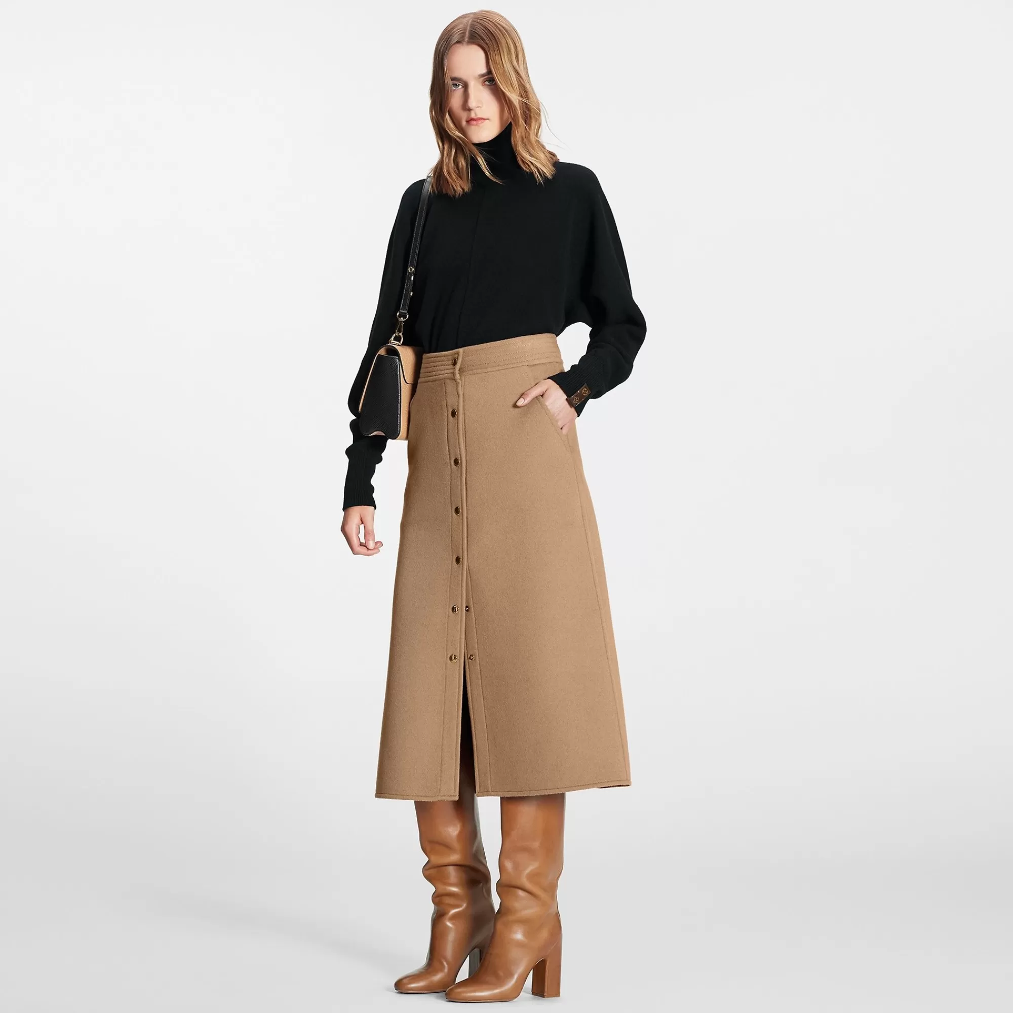 Outlet Louis Vuitton High Turtleneck Compact Knit Sweater