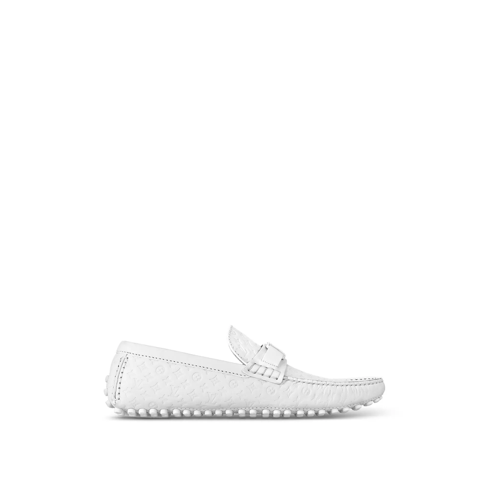 Shop Louis Vuitton Hockenheim Moccasin White