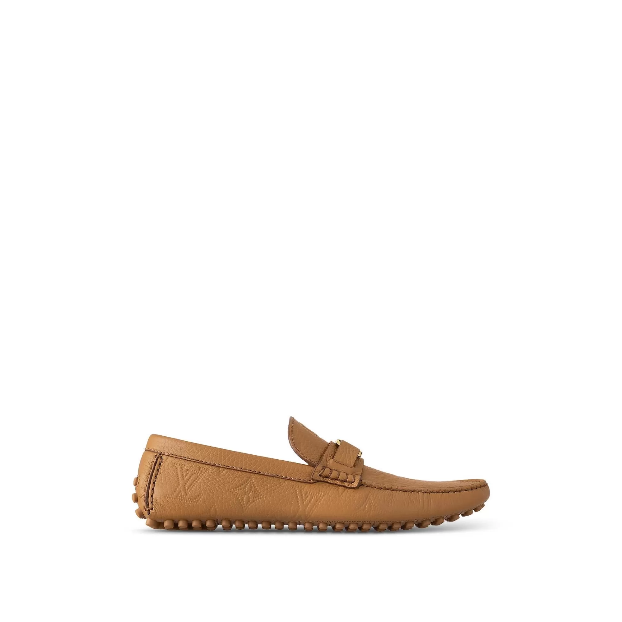 Shop Louis Vuitton Hockenheim Moccasin Beige