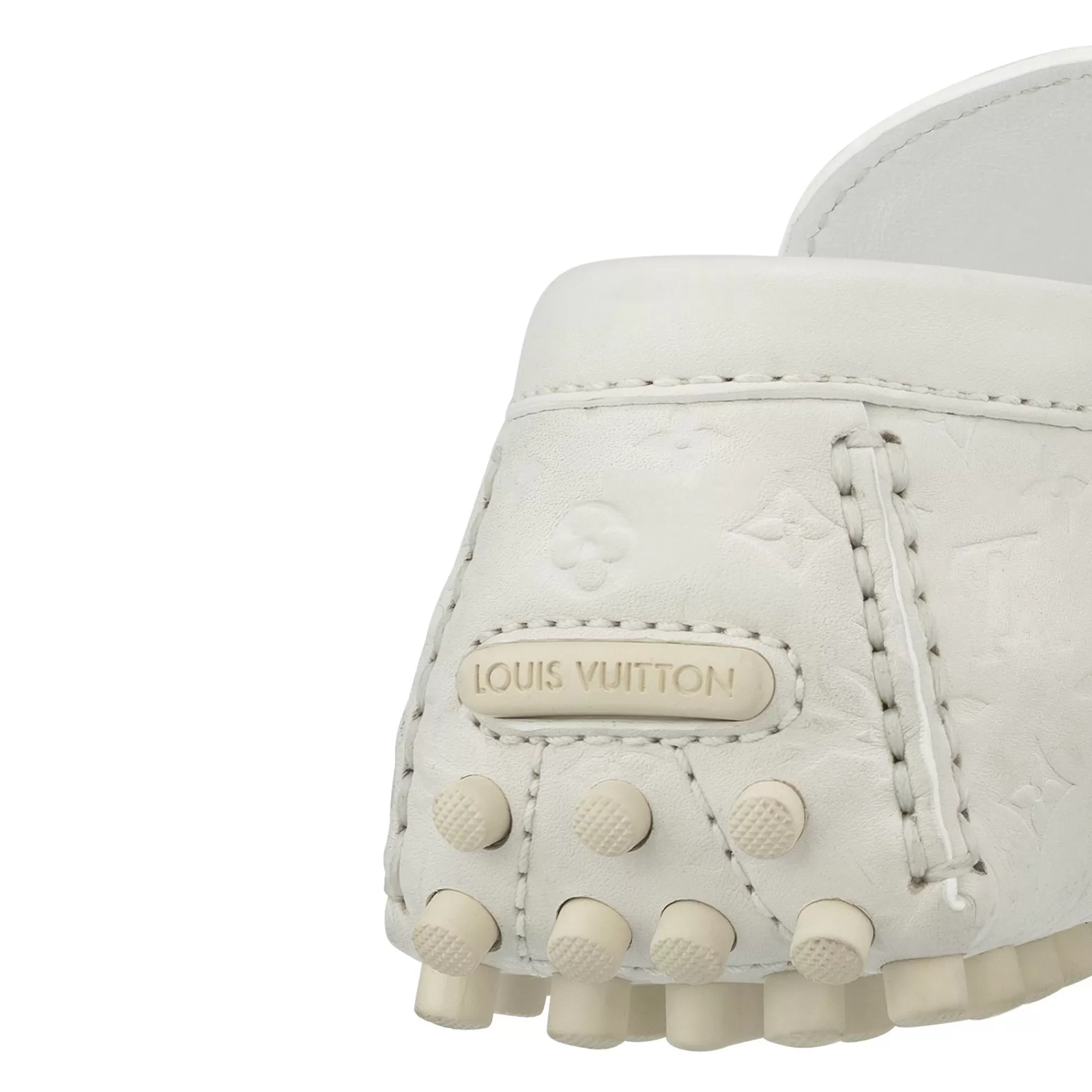 Shop Louis Vuitton Hockenheim Moccasin White