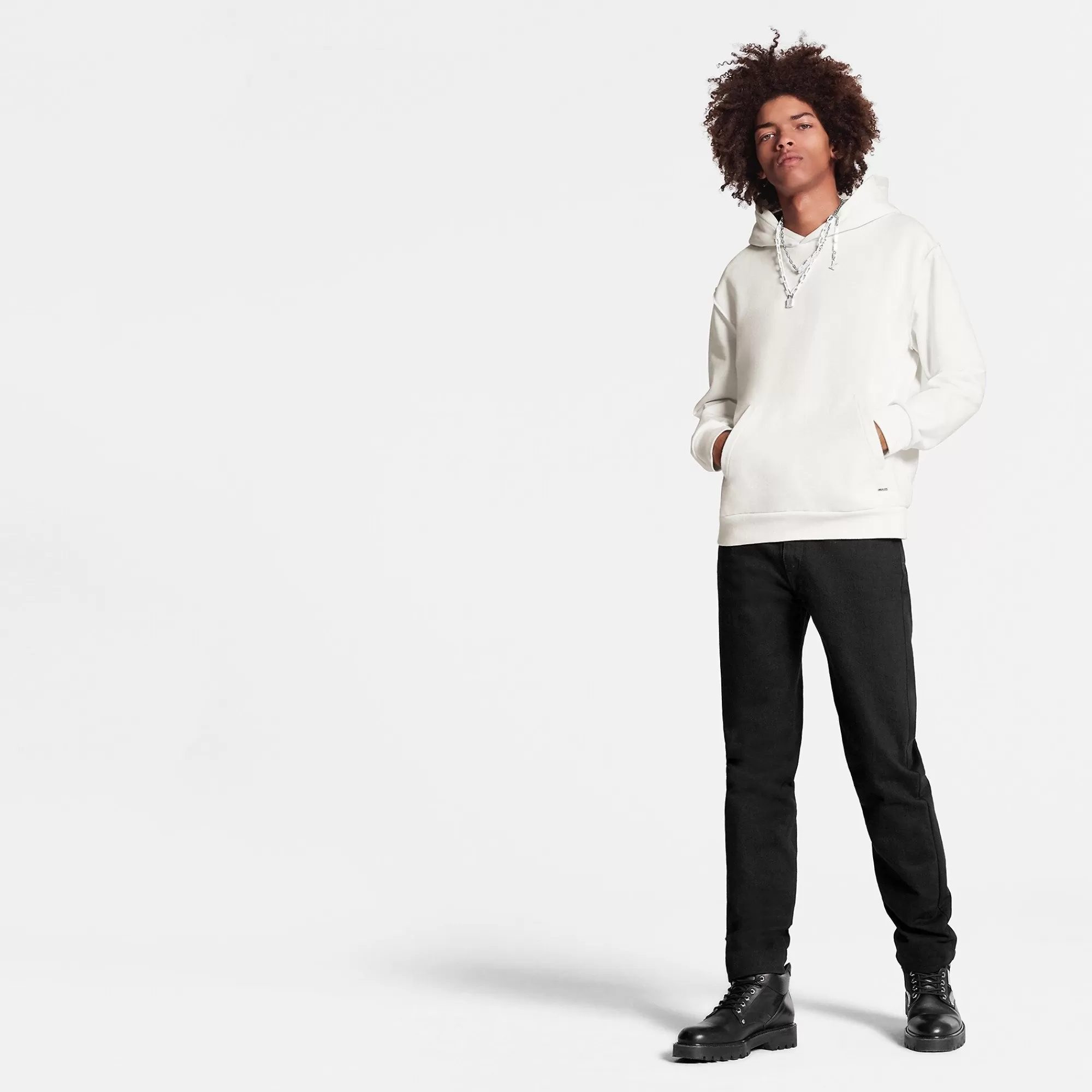 Cheap Louis Vuitton Hoodie White