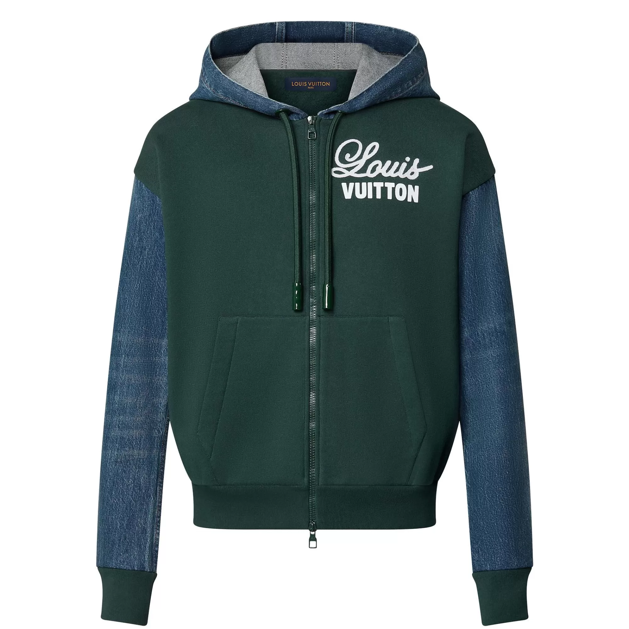 Cheap Louis Vuitton Hybrid Hoodie Denim Jacket