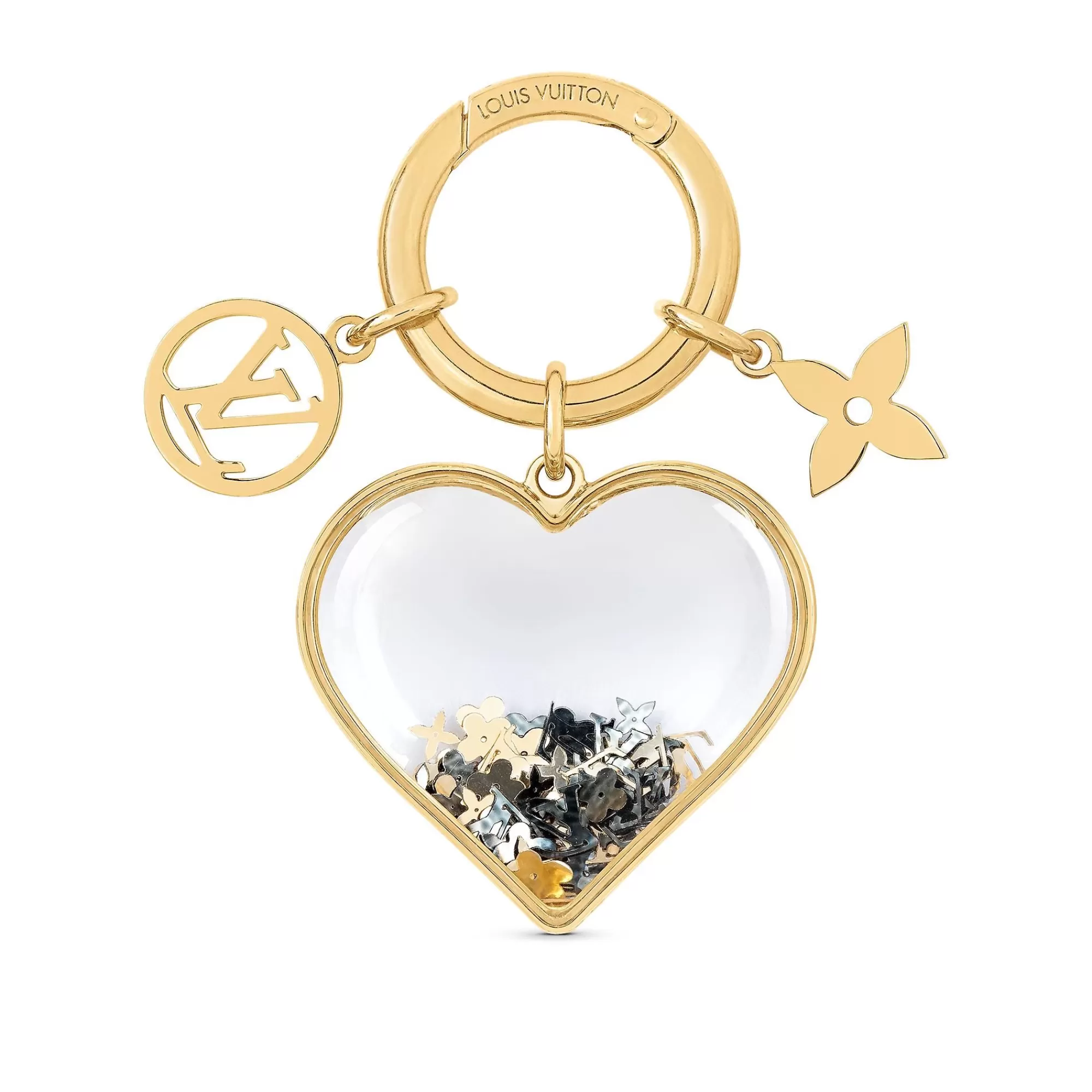 Clearance Louis Vuitton I Lv U Bag Charm And Key Holder