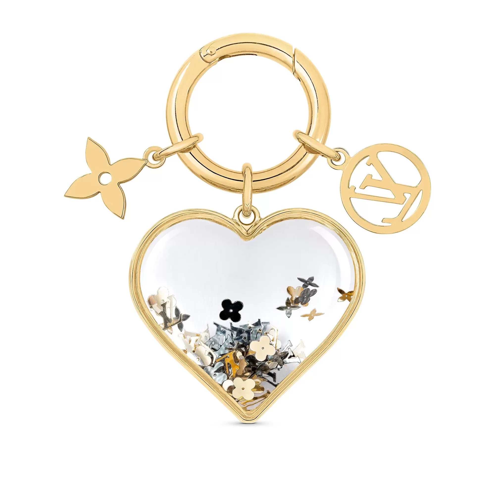 Clearance Louis Vuitton I Lv U Bag Charm And Key Holder