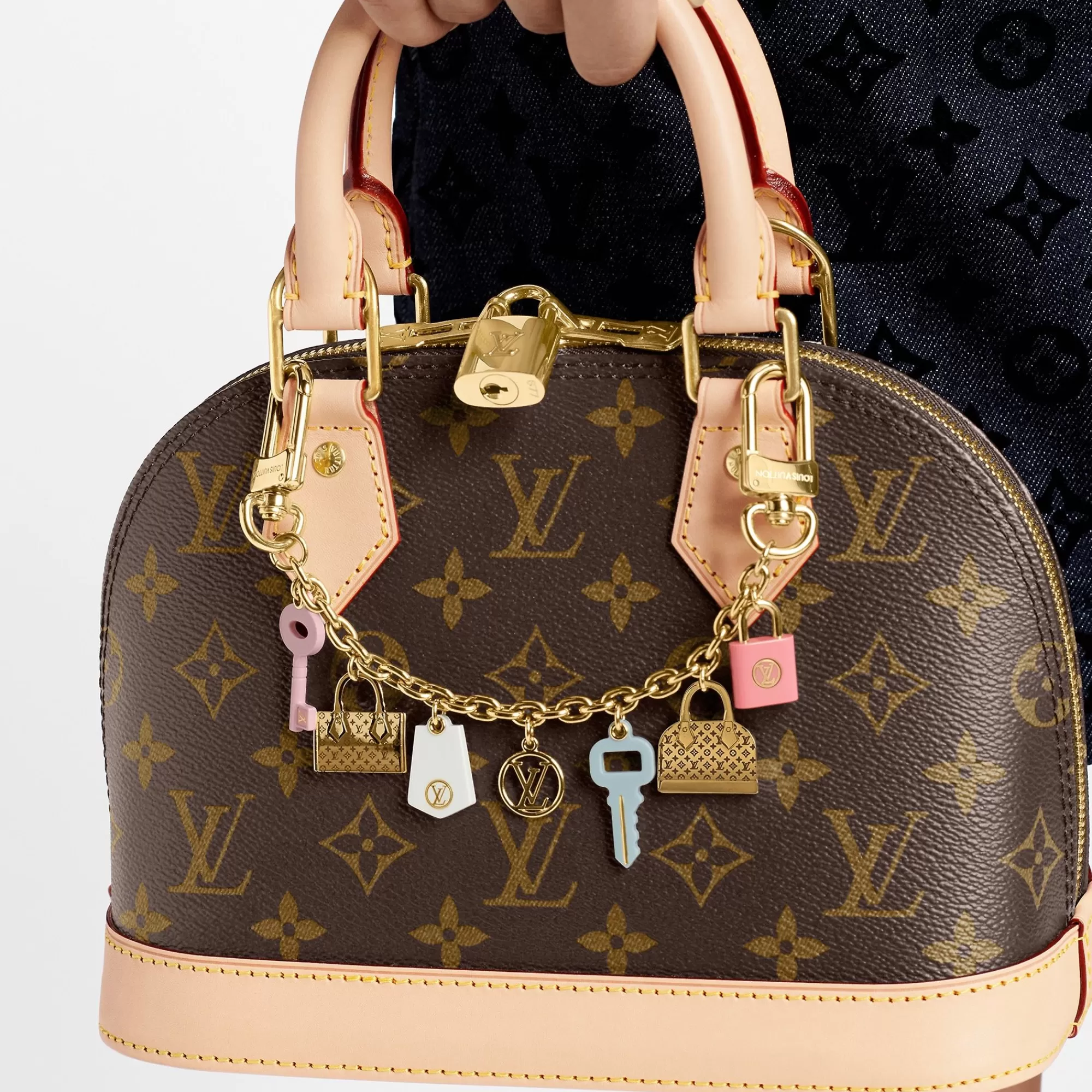 New Louis Vuitton Iconics Chain Bag Charm