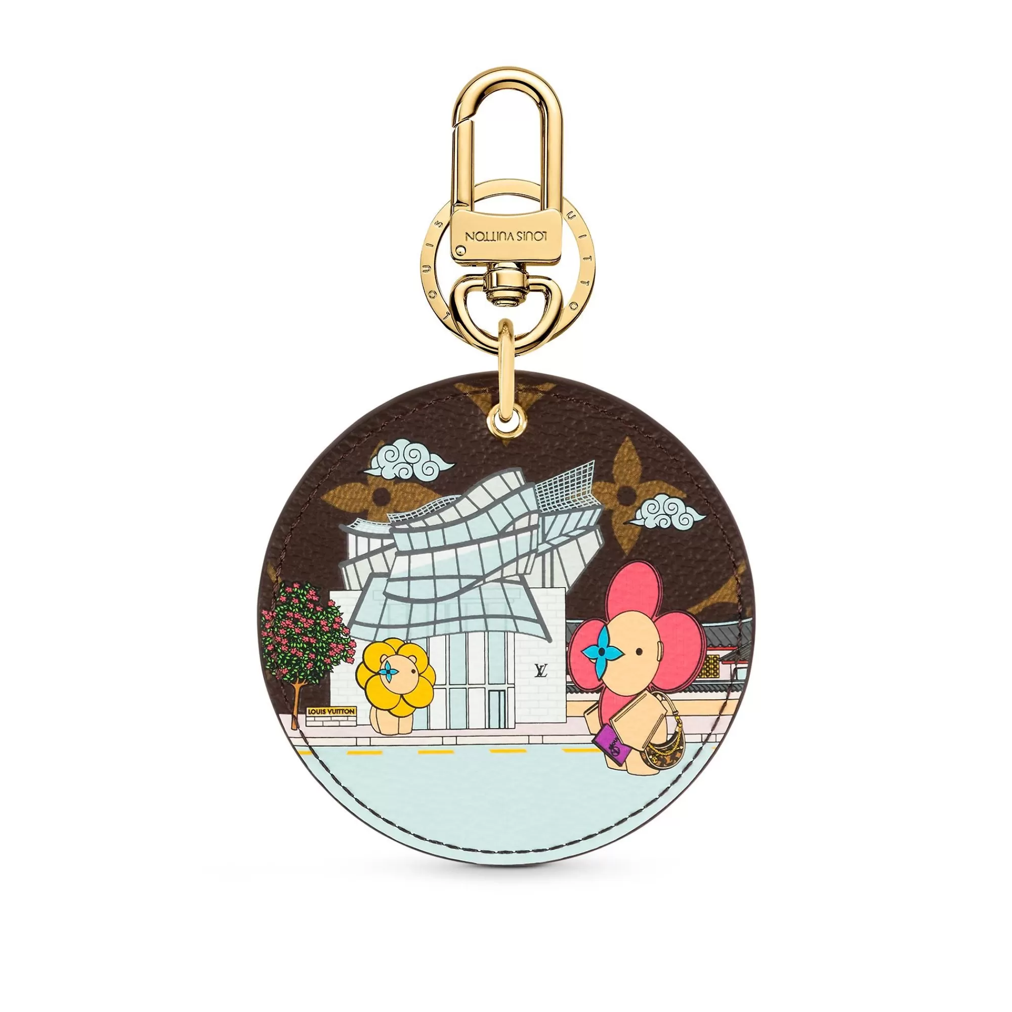 Sale Louis Vuitton Illustre Xmas Seoul Bag Charm And Key Holder