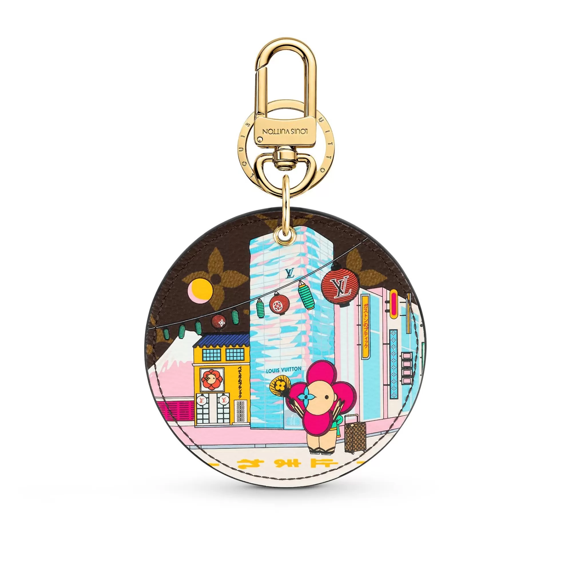 Discount Louis Vuitton Illustre Xmas Tokyo Bag Charm And Key Holder