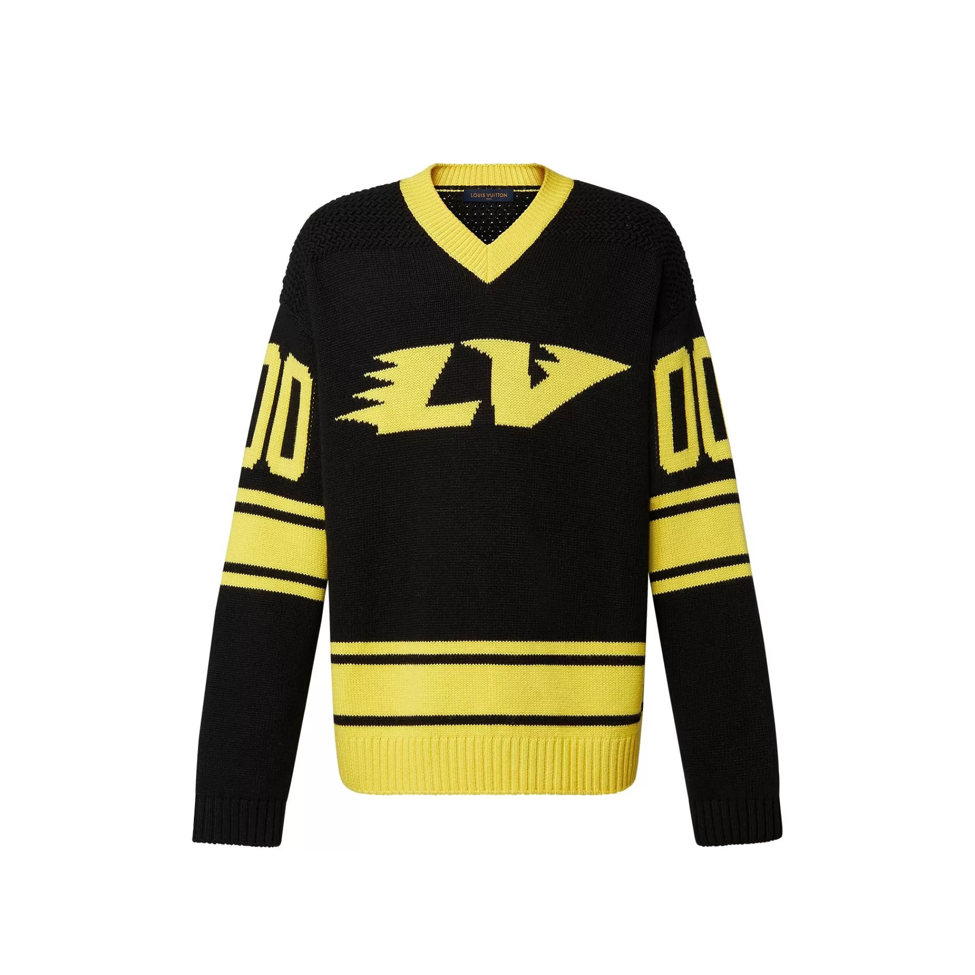 Best Sale Louis Vuitton Intarsia Football T-Shirt