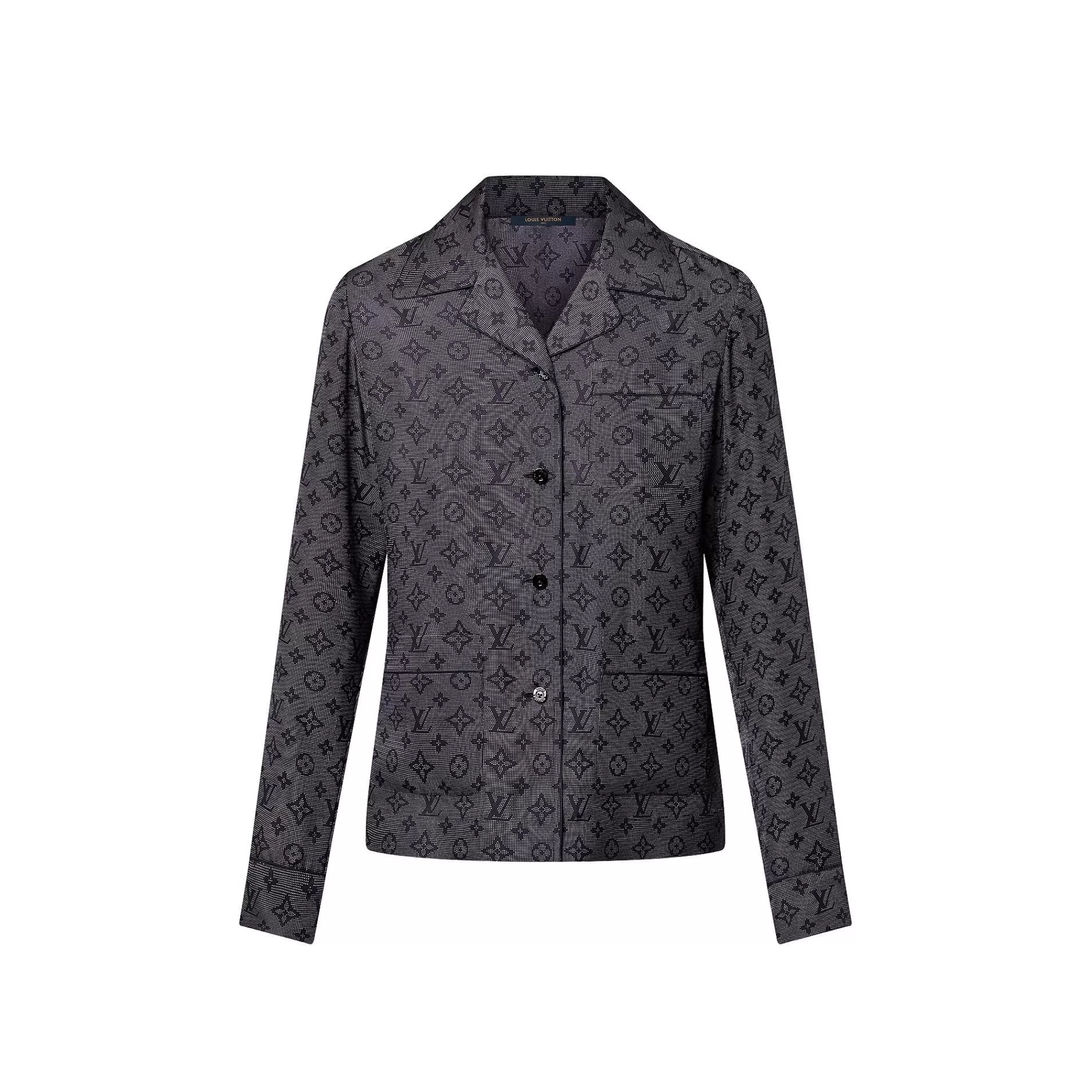 Store Louis Vuitton Inverted Mahina Monogram Pajama Shirt
