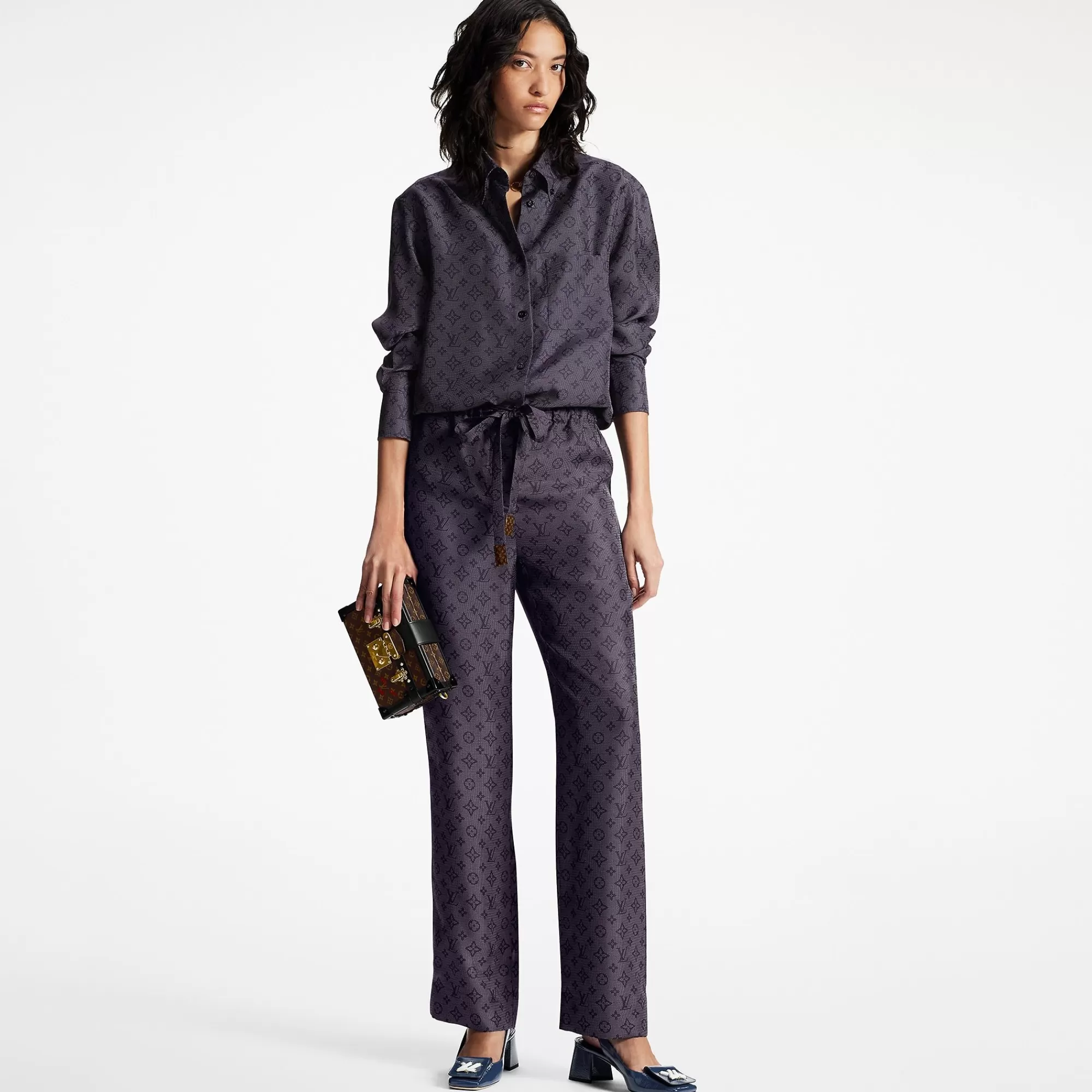 Clearance Louis Vuitton Inverted Mahina Monogram Shirt