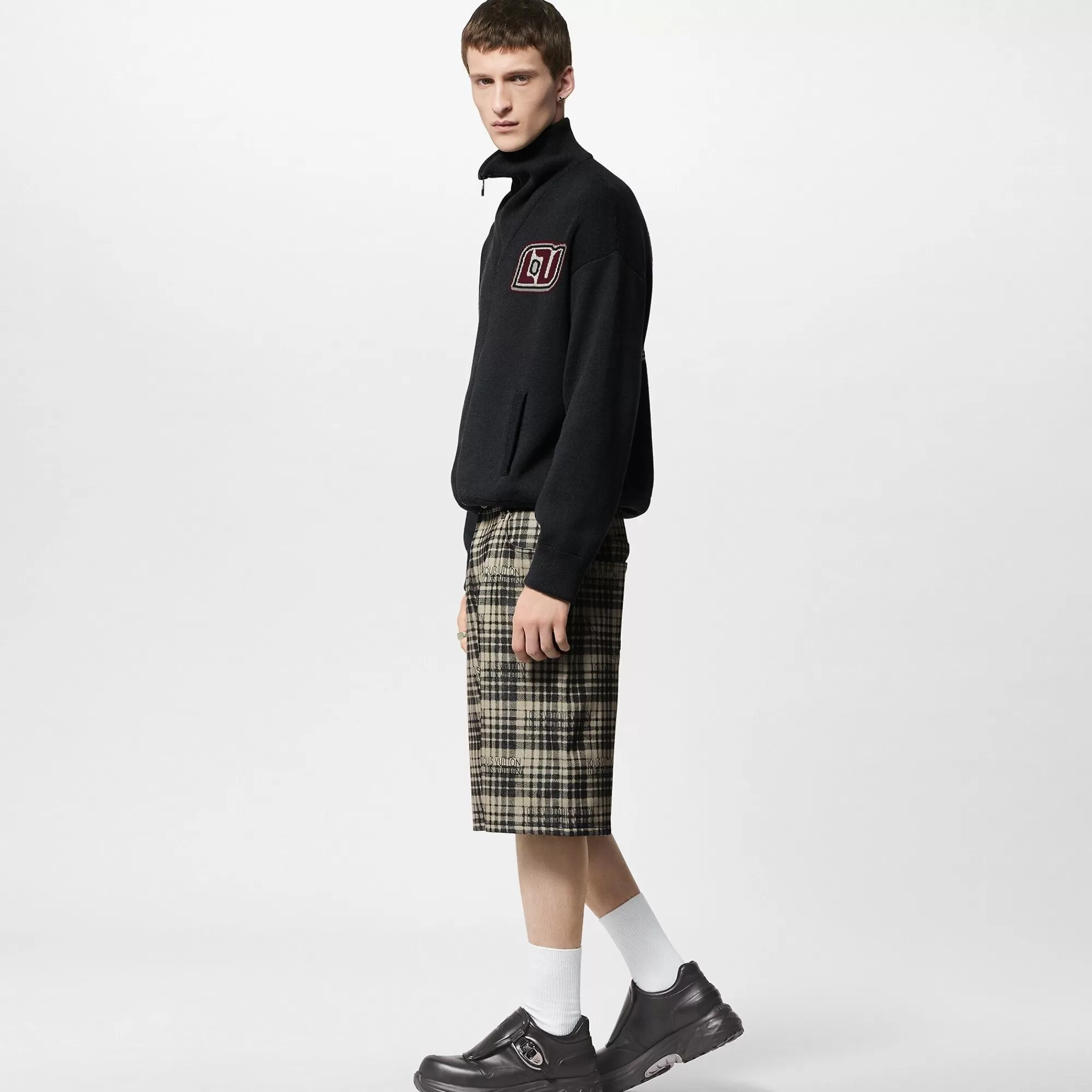 Discount Louis Vuitton Jacquard Cotton Blouson