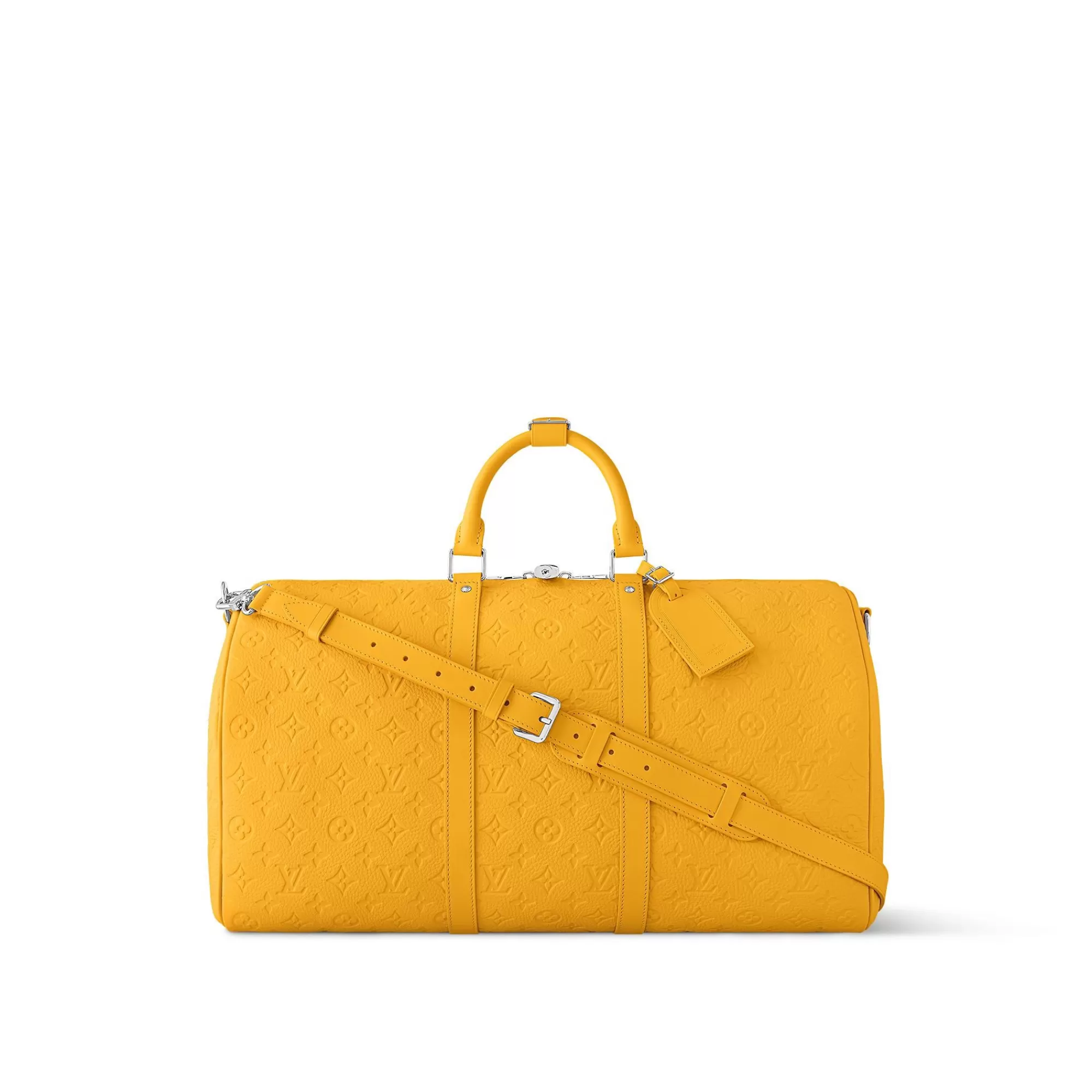 Clearance Louis Vuitton Keepall Bandouliere 50 Jaune Mat