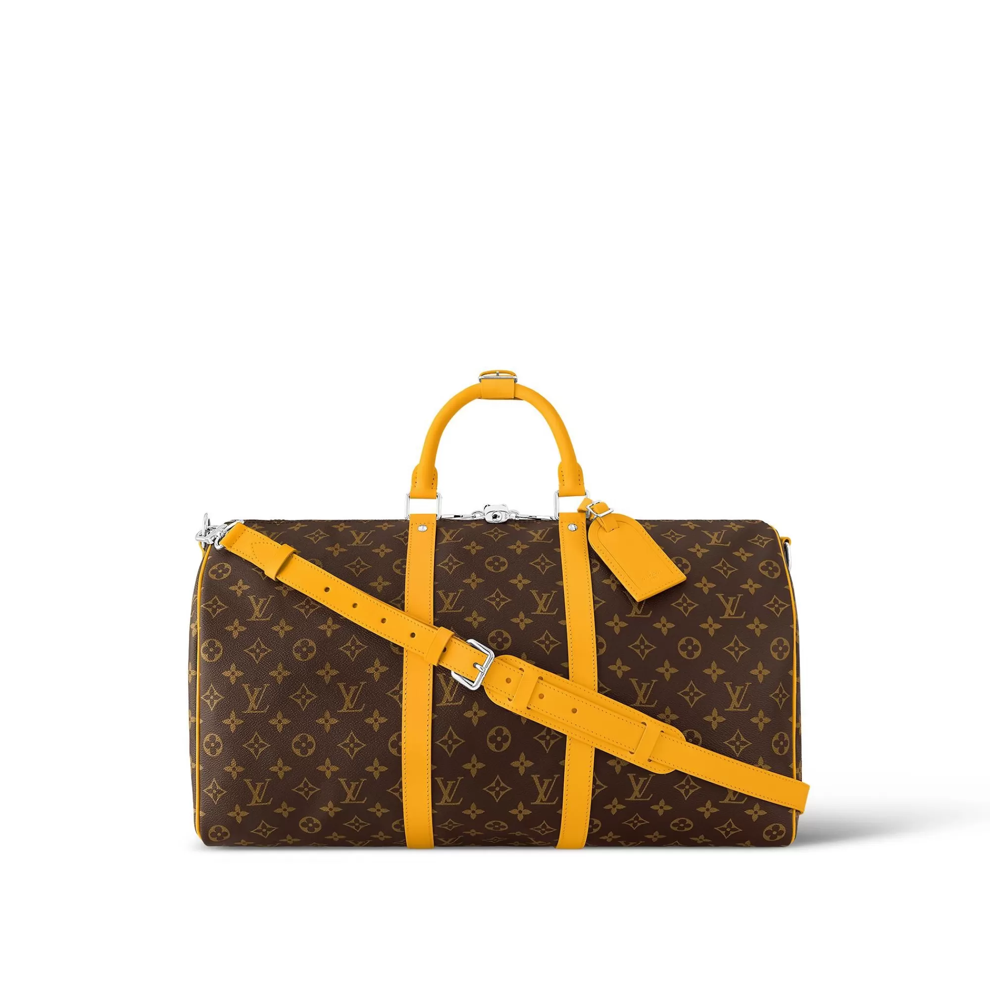 Store Louis Vuitton Keepall Bandouliere 50 Jaune Mat