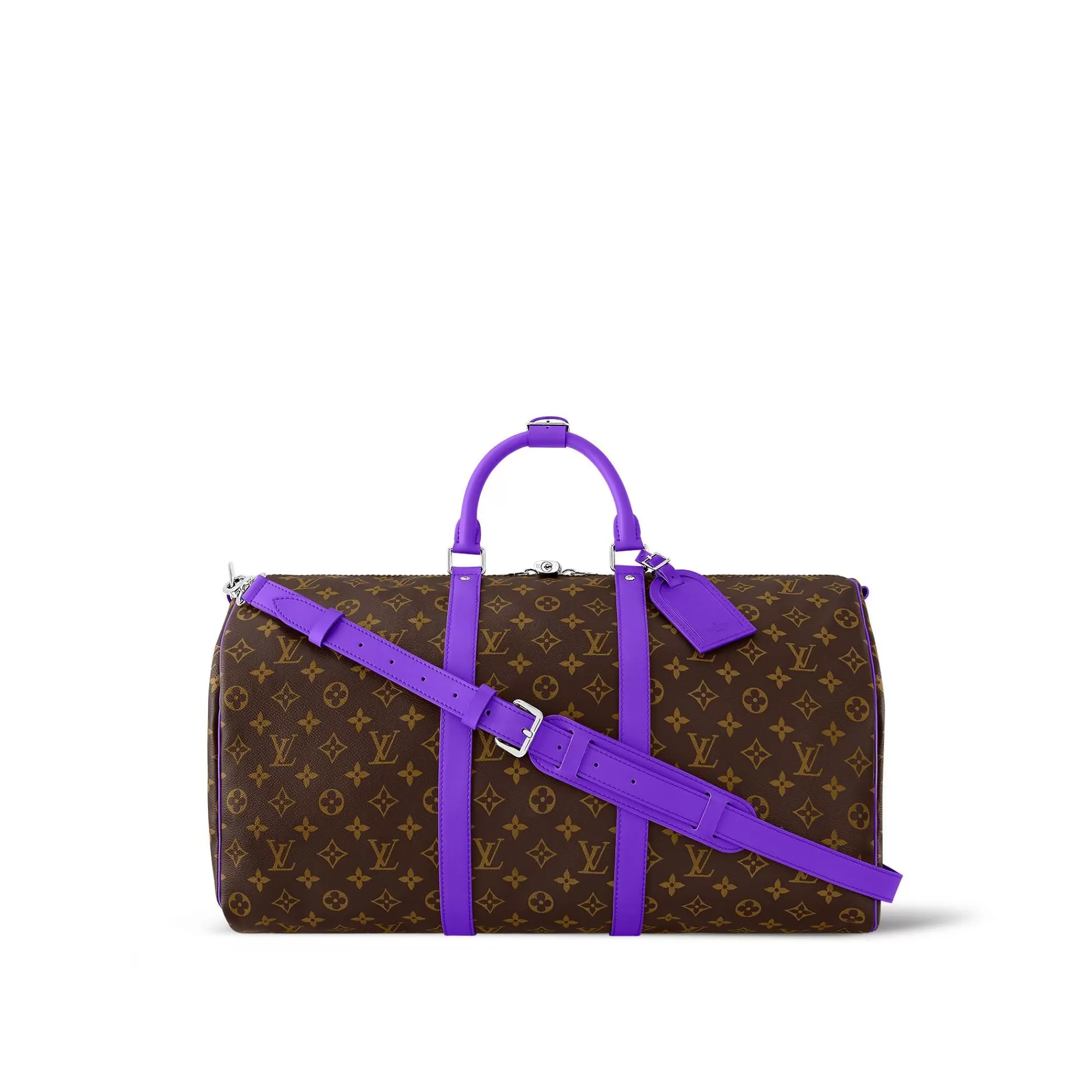 Clearance Louis Vuitton Keepall Bandouliere 50 Dark Violet
