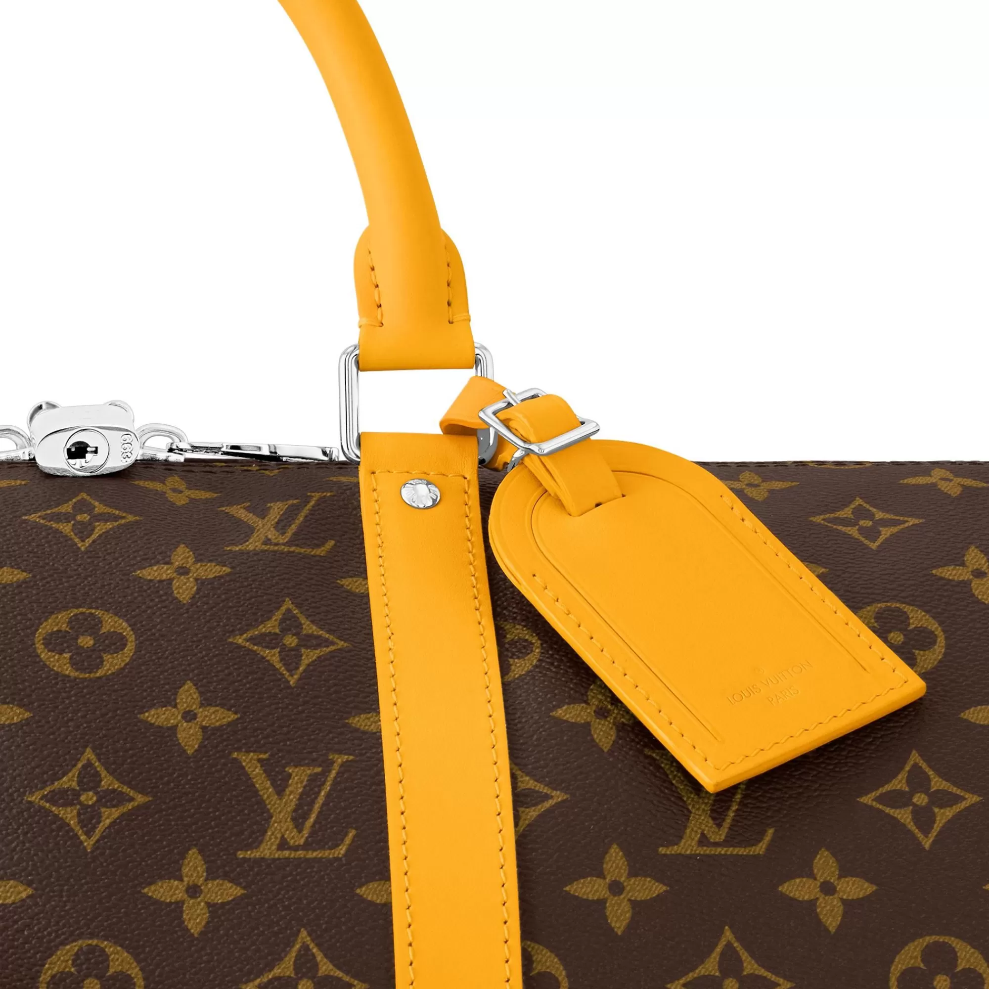 Store Louis Vuitton Keepall Bandouliere 50 Jaune Mat