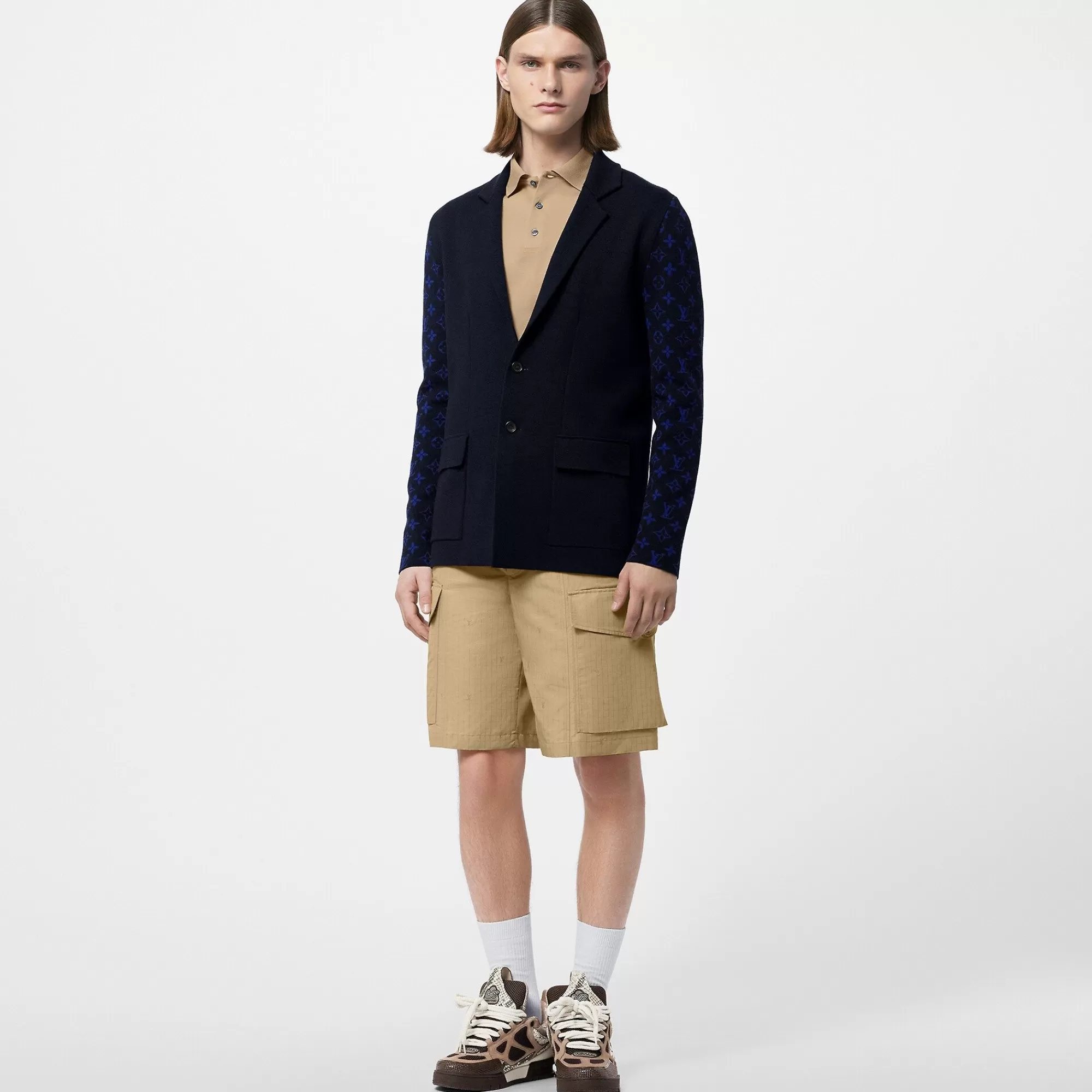 Discount Louis Vuitton Knit Wool Blazer