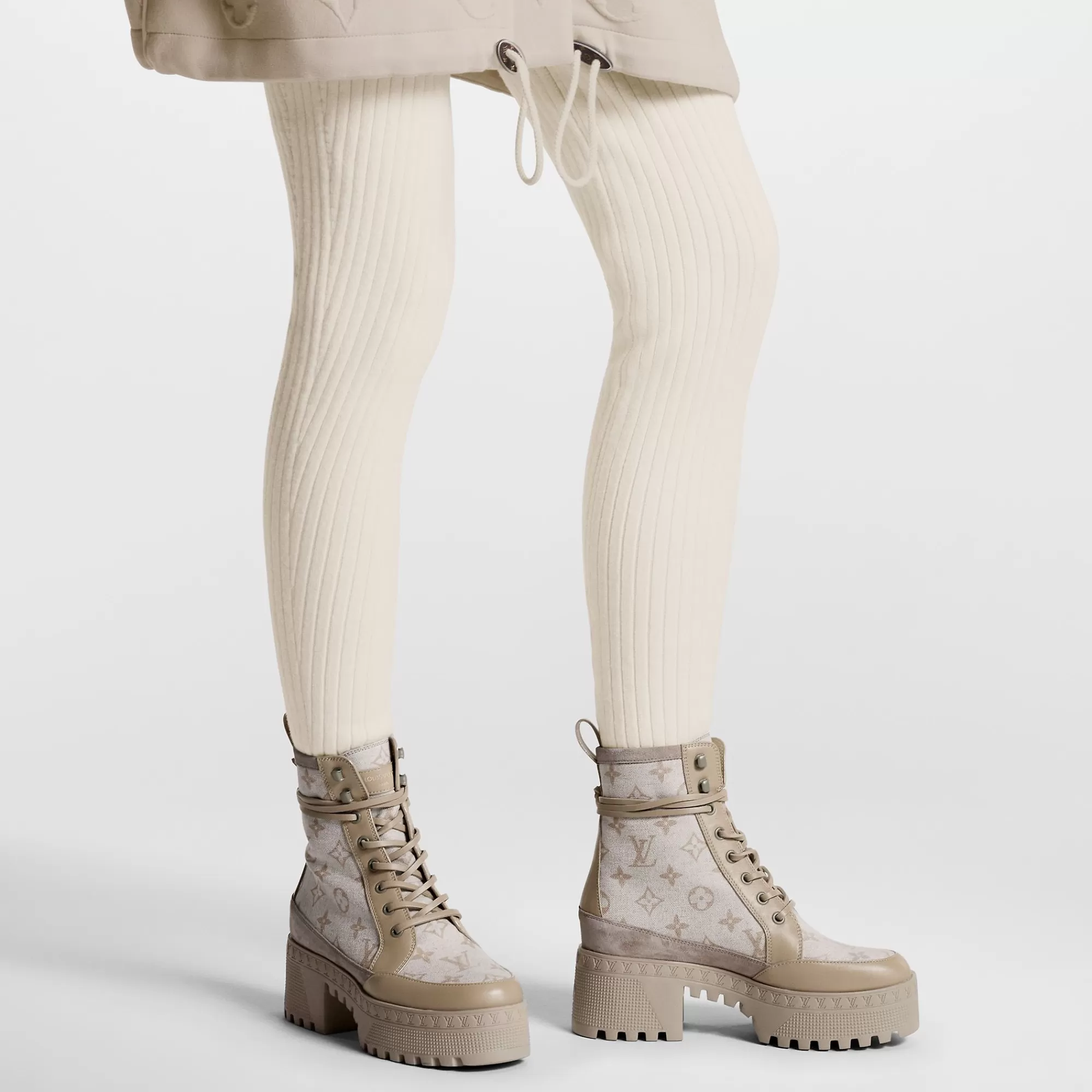 Shop Louis Vuitton Laureate Platform Desert Boot