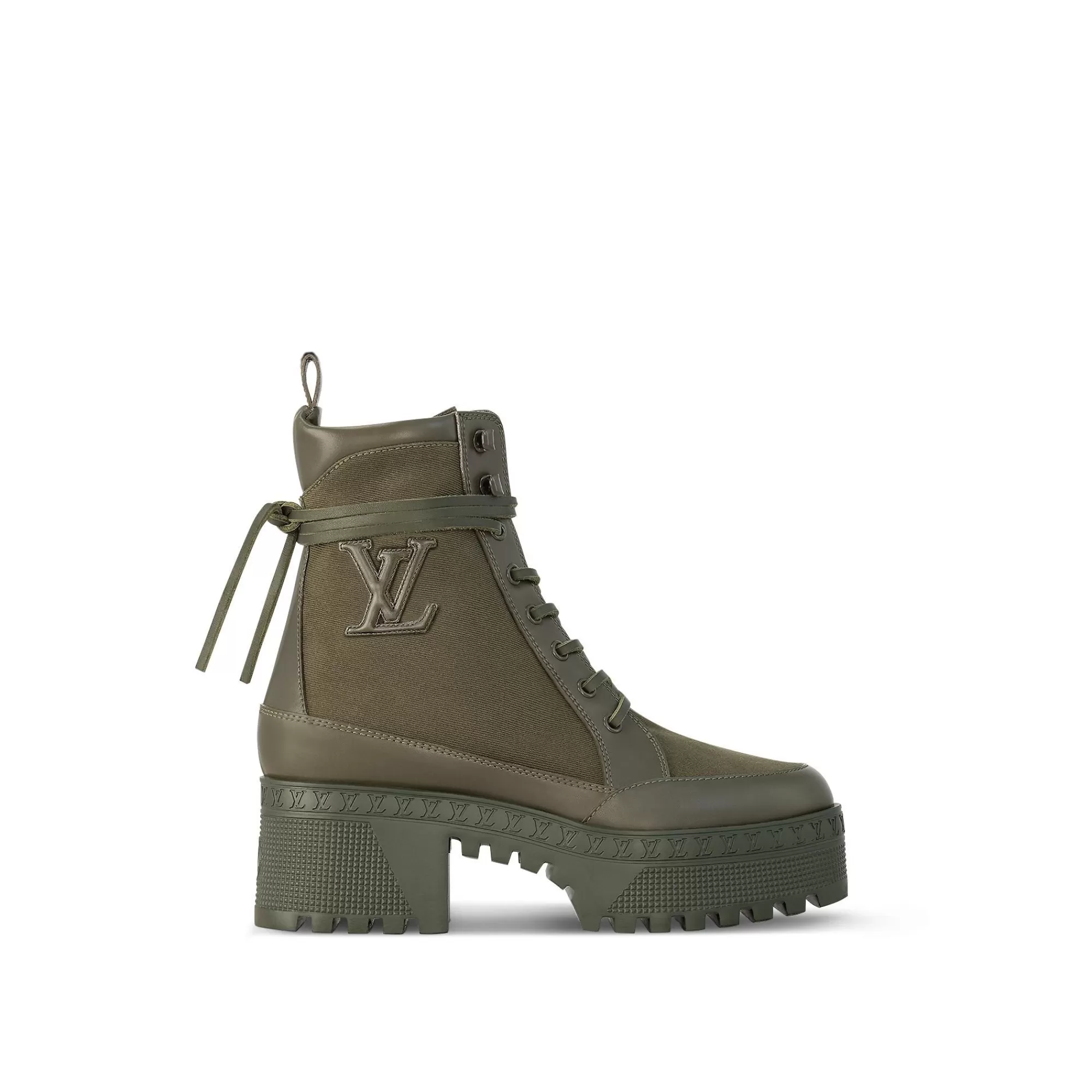 Cheap Louis Vuitton Laureate Platform Desert Boot Khaki
