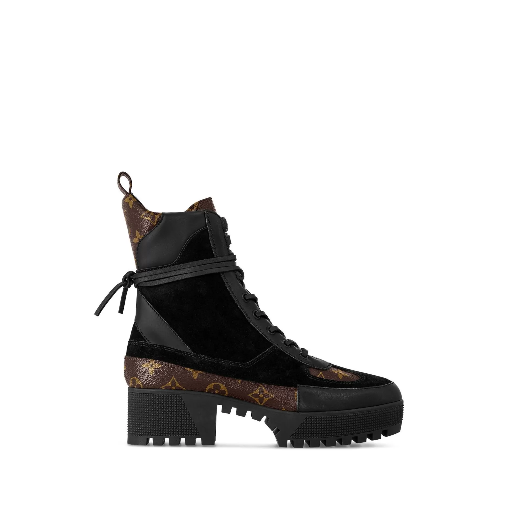 Cheap Louis Vuitton Laureate Platform Desert Boot Black