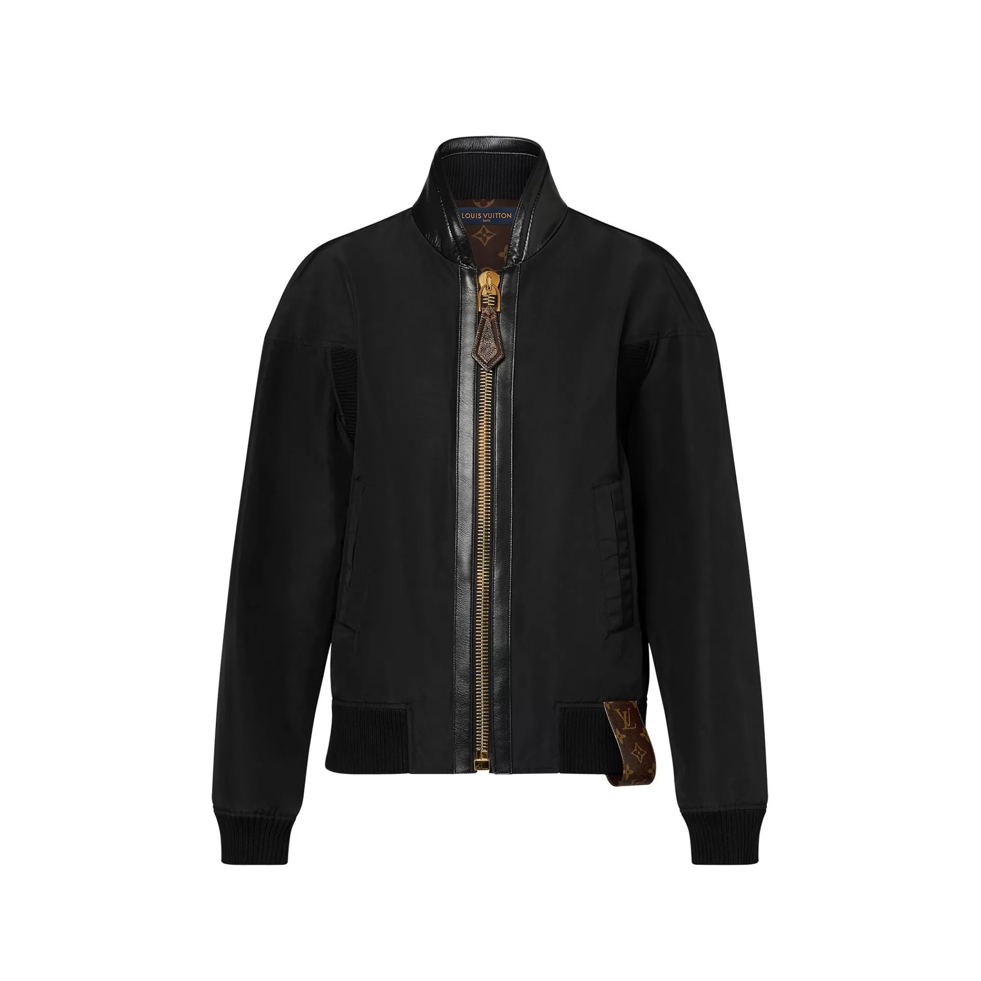 Best Louis Vuitton Leather Accent Parka