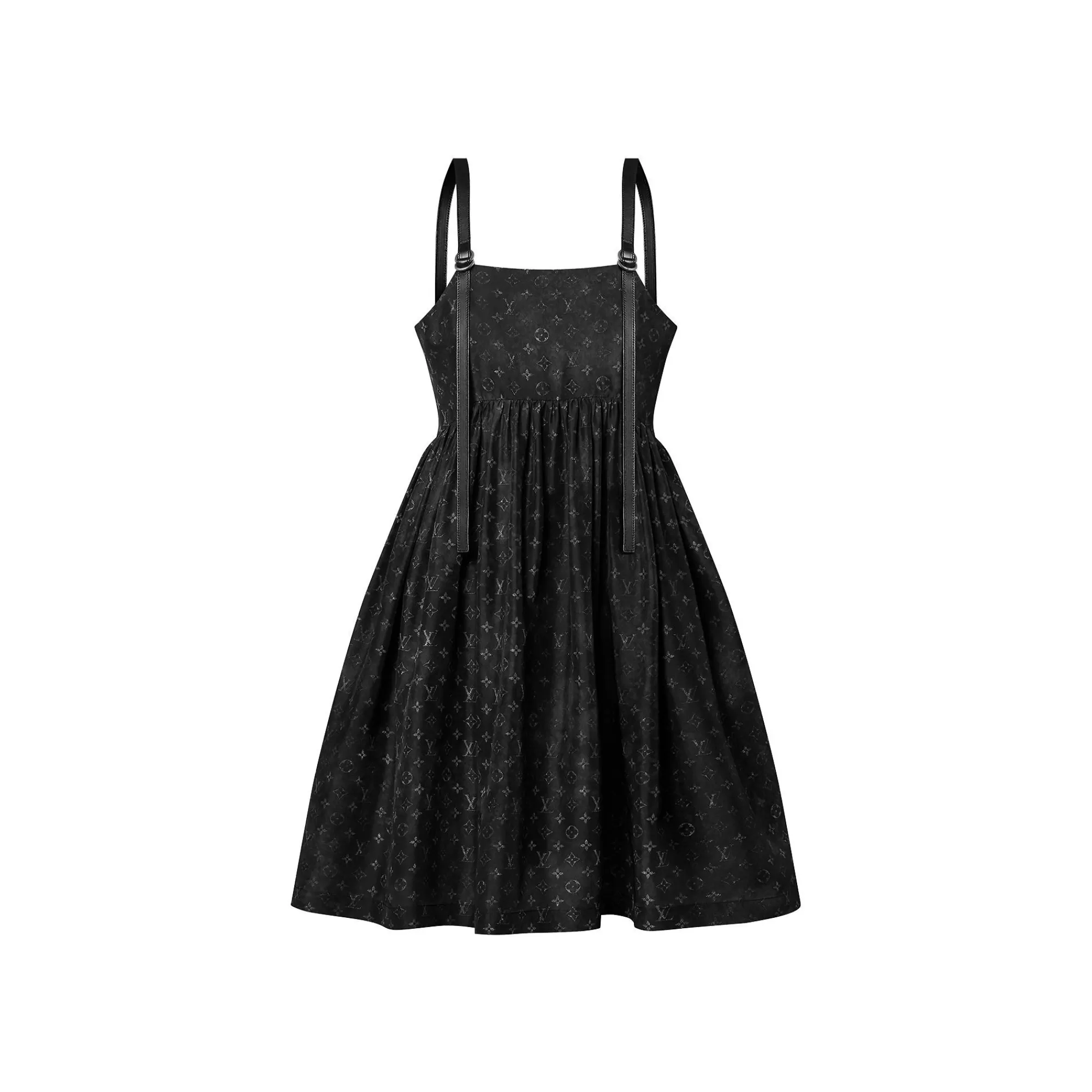 Clearance Louis Vuitton Leather Strap Monogram Cloud Dress