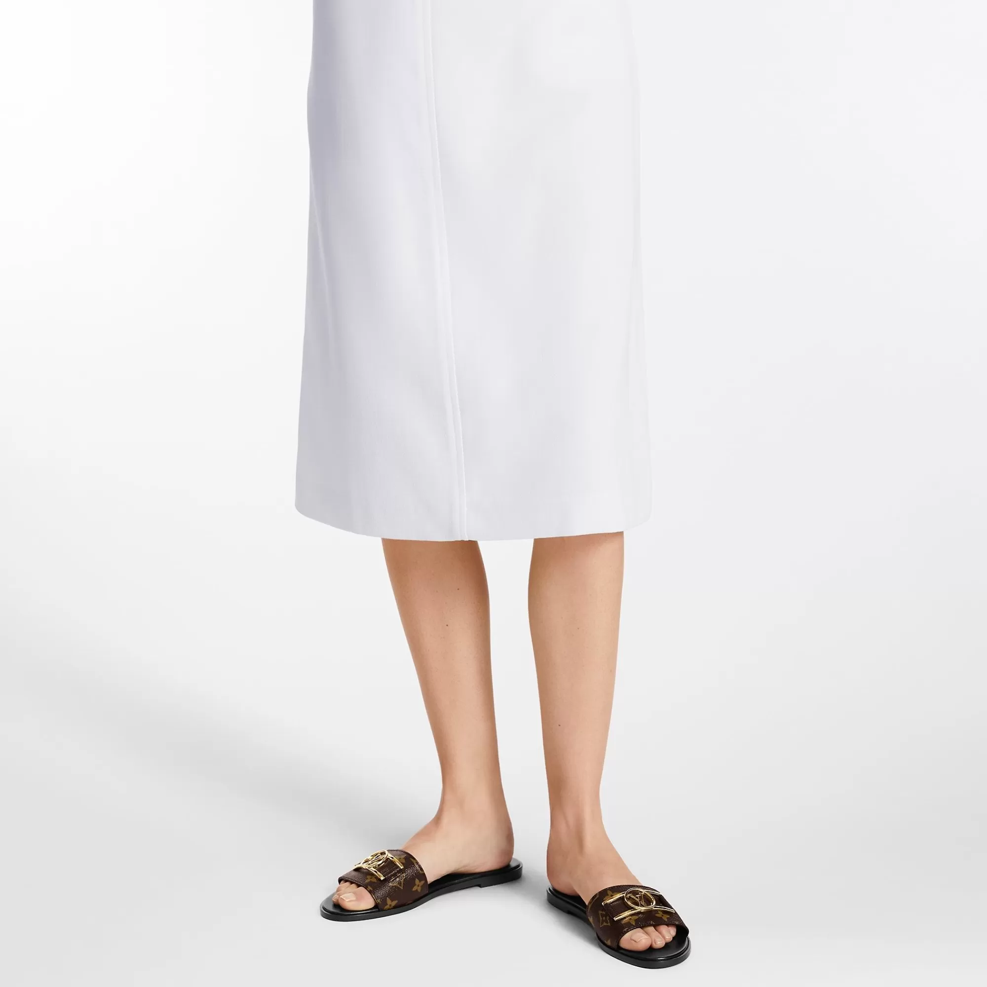 Outlet Louis Vuitton Lock It Flat Mule