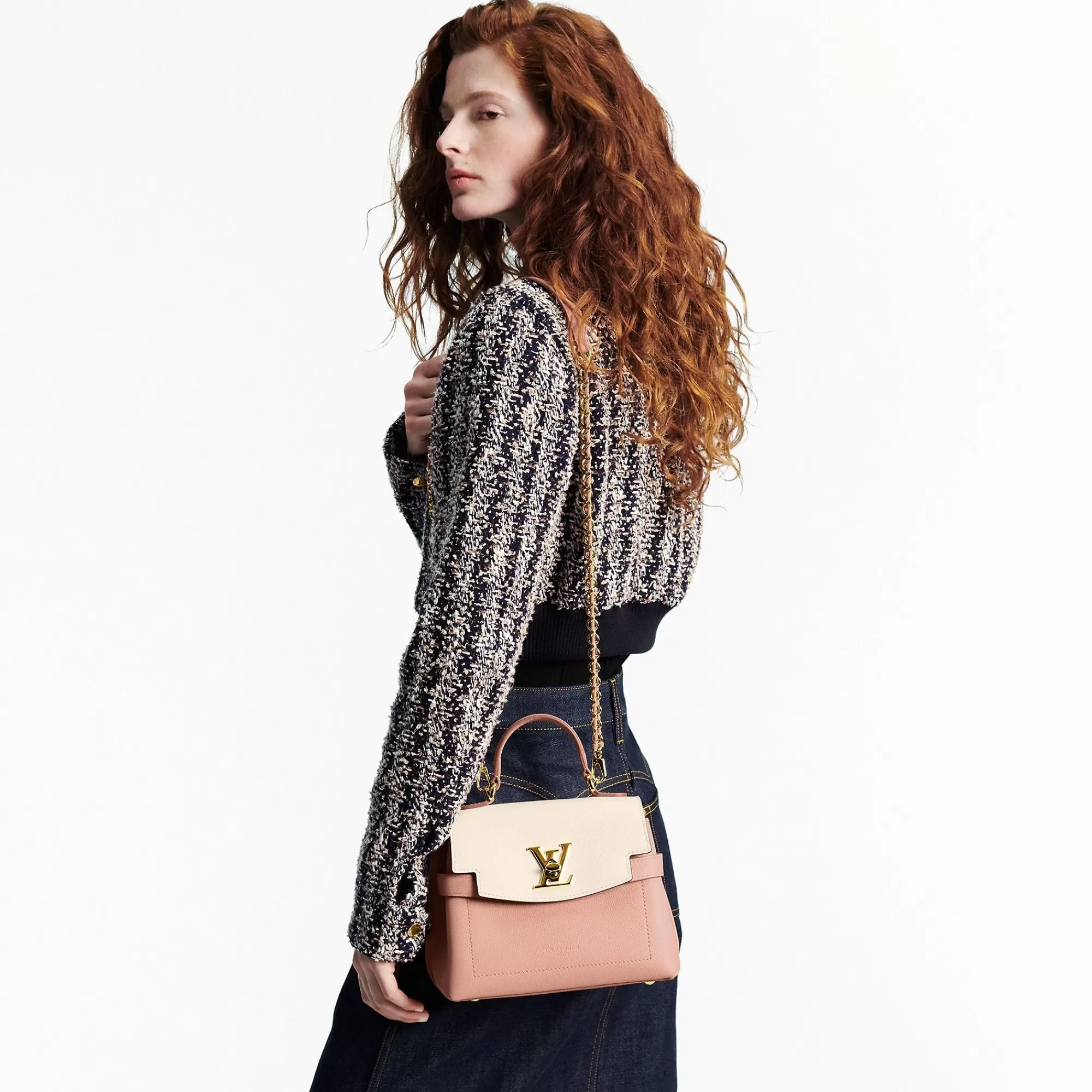 Fashion Louis Vuitton Lockme Ever Mini Rose Trianon/Quartz