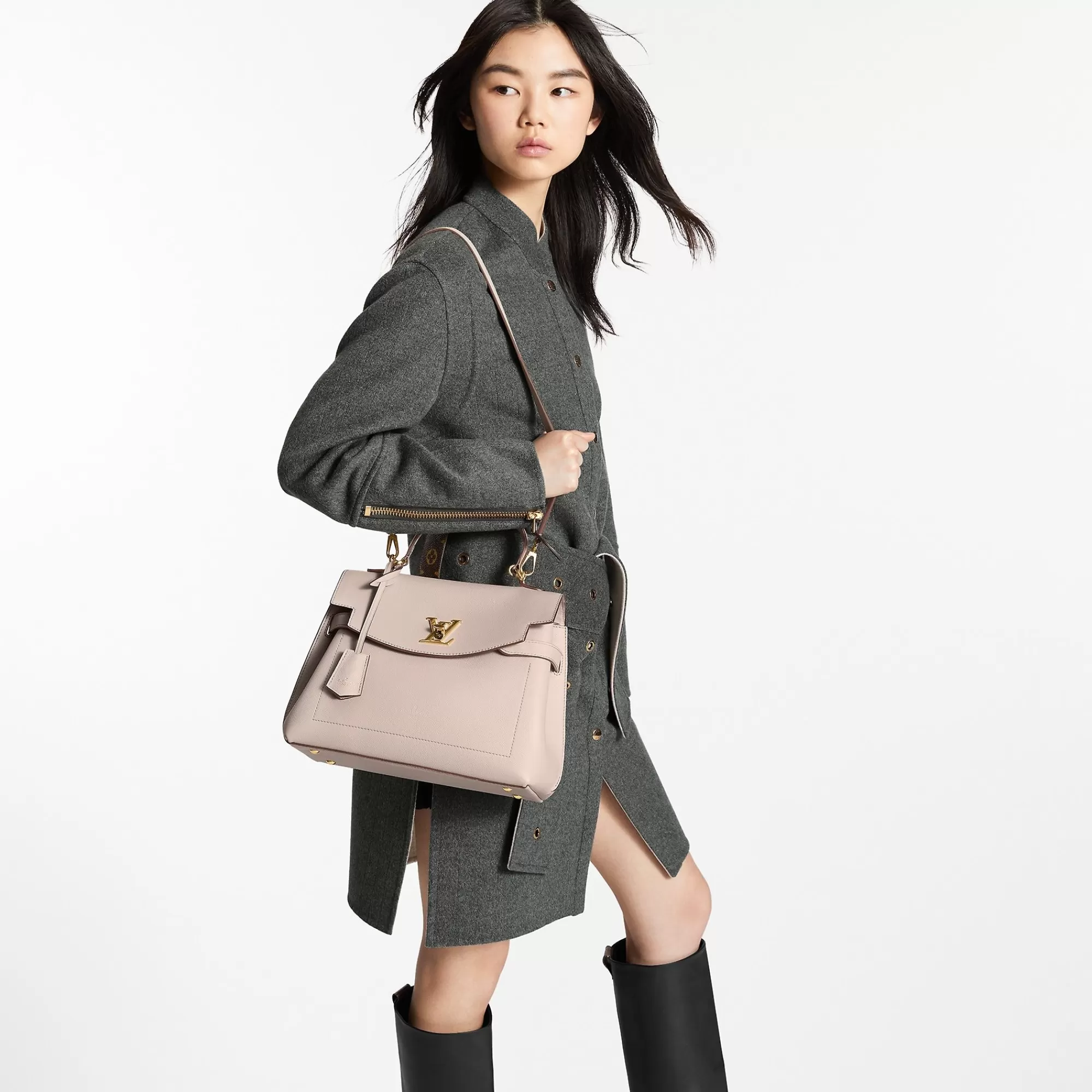 Clearance Louis Vuitton Lockme Ever Mm Greige