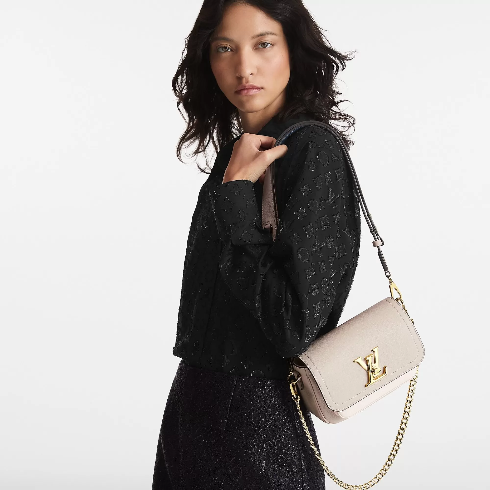 Sale Louis Vuitton Lockme Tender Greige