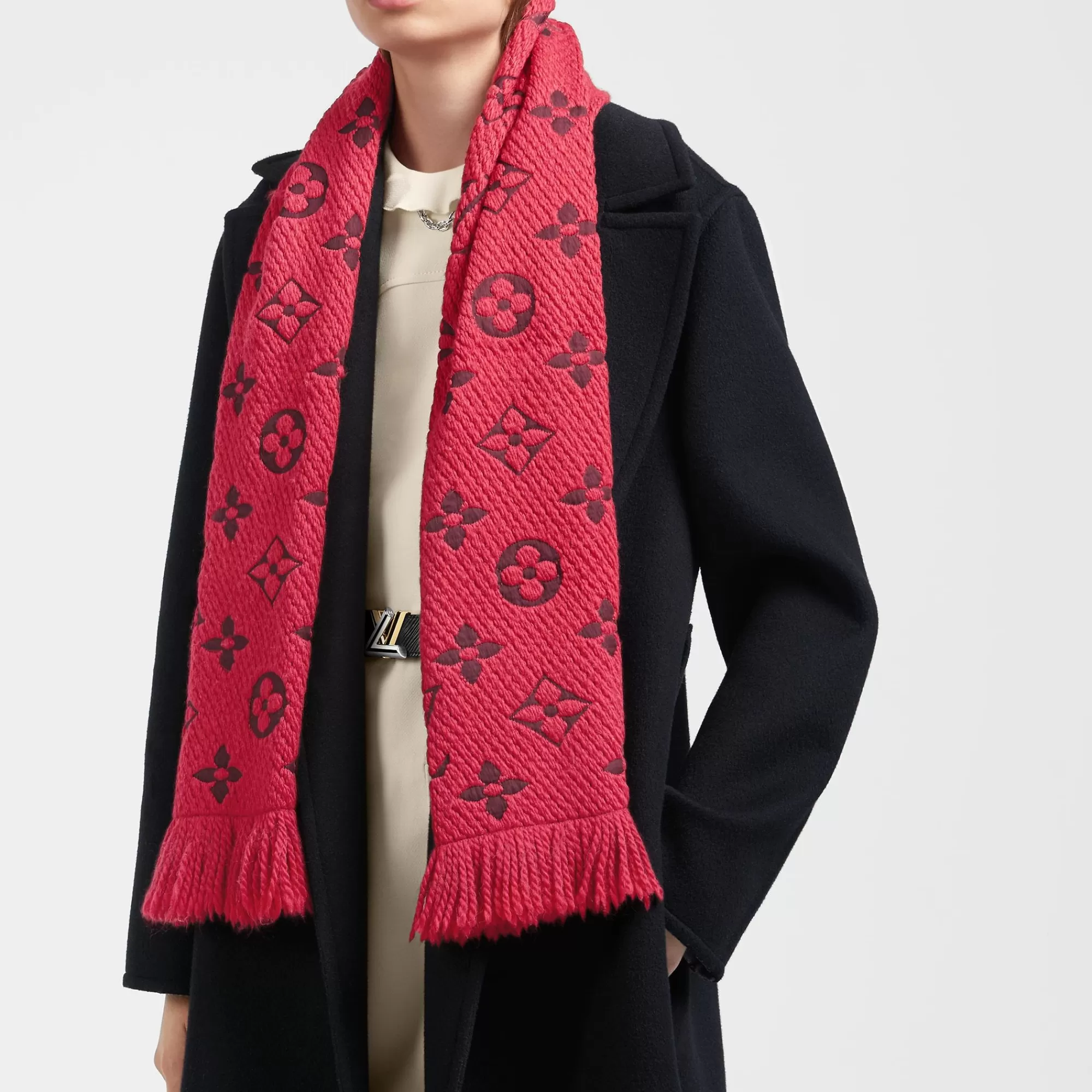 Fashion Louis Vuitton Logomania Scarf