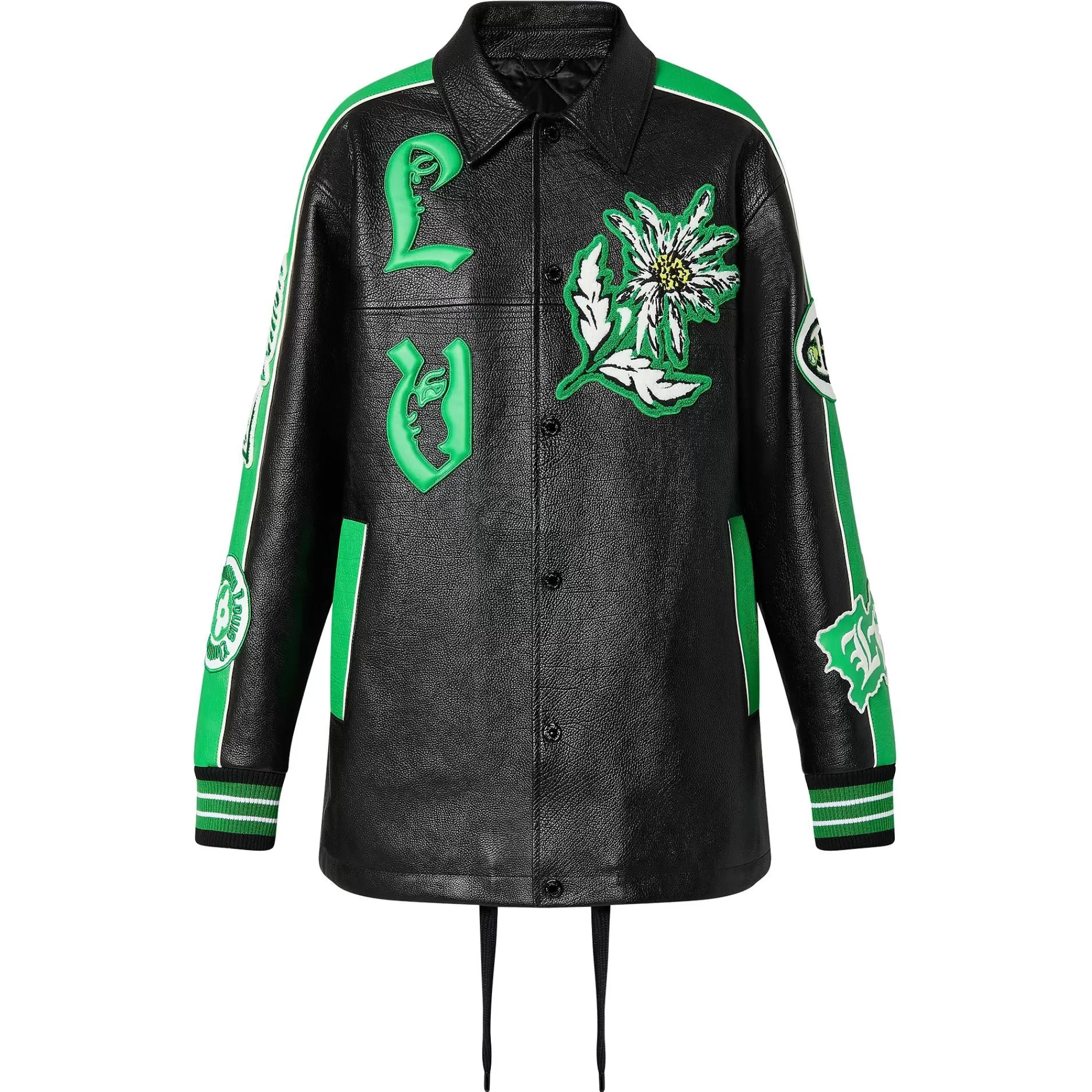 Store Louis Vuitton Long Leather Coach Jacket