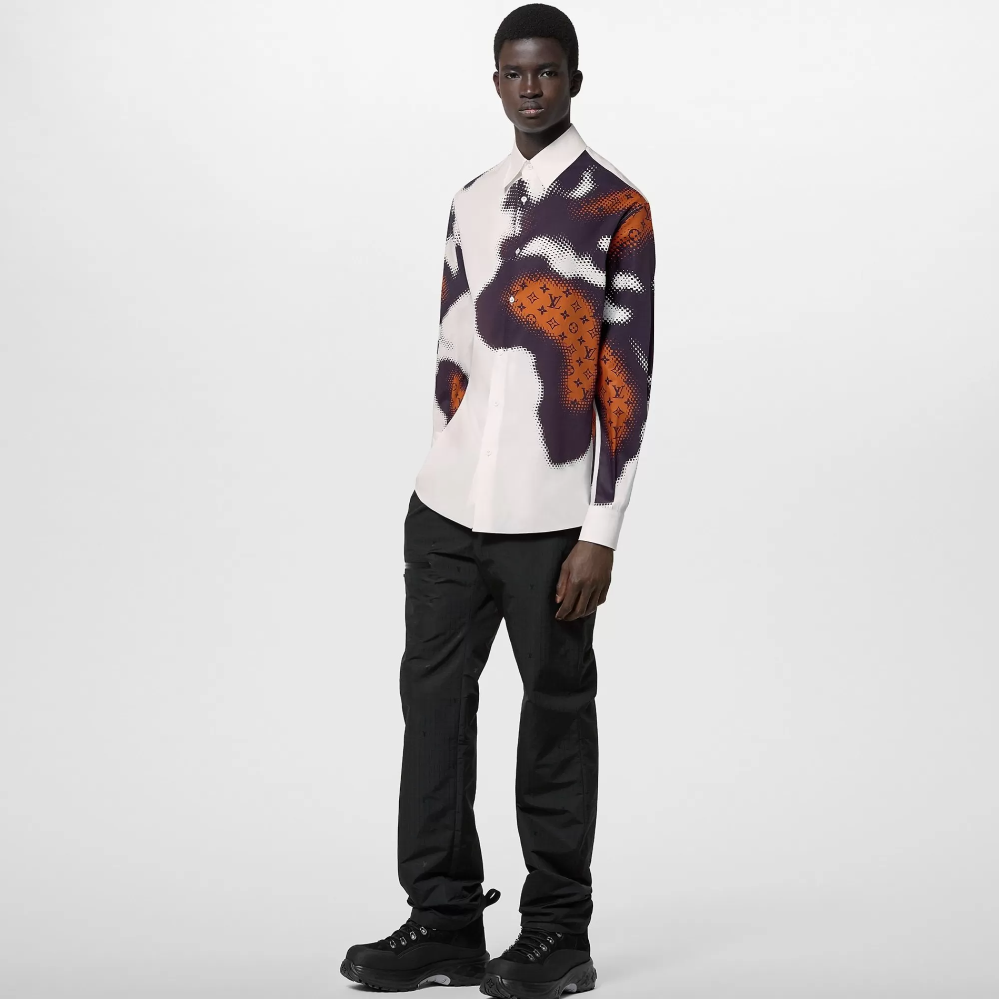 Cheap Louis Vuitton Long-Sleeved Cotton Shirt