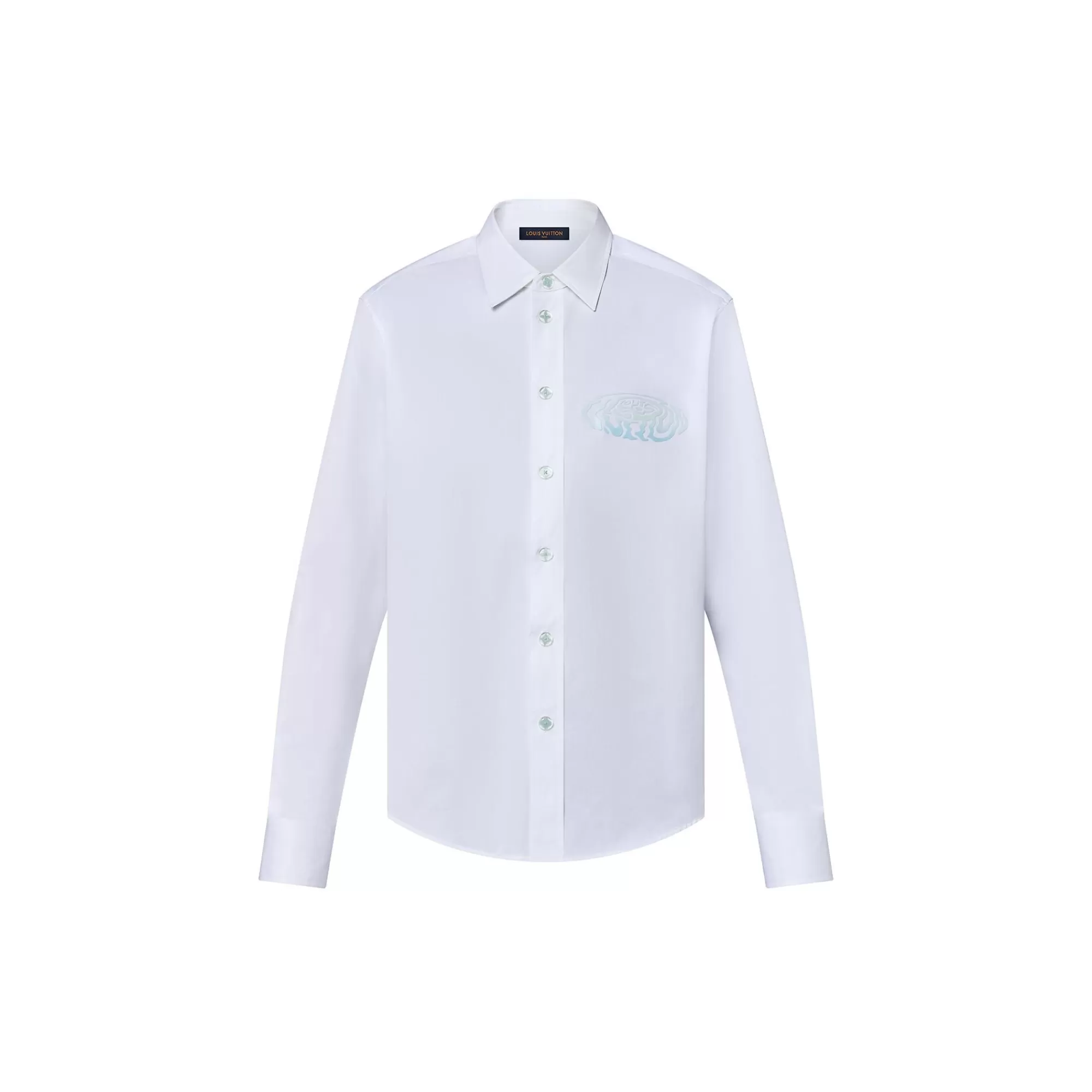 Best Louis Vuitton Long-Sleeved Cotton Shirt
