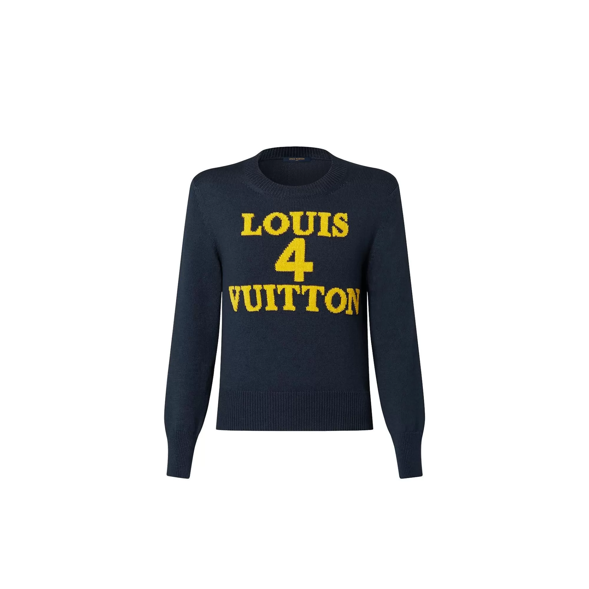 Shop Louis Vuitton Louis 4 Vuitton Knitted Pullover