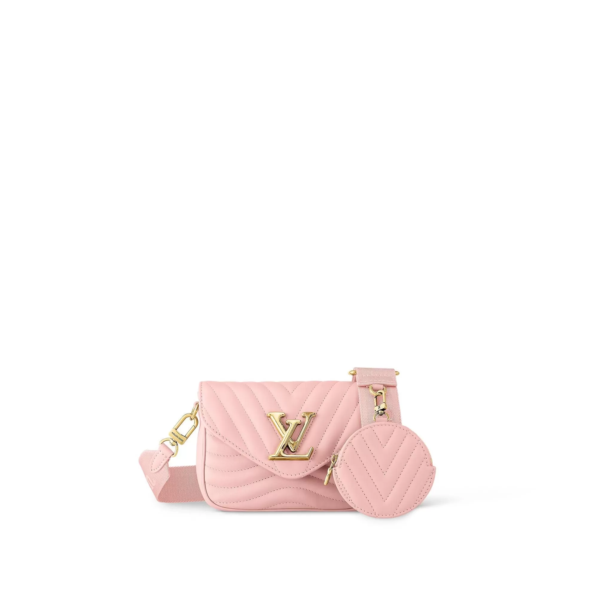 Best Sale Louis Vuitton New Wave Multi-Pochette Rose Ballerine