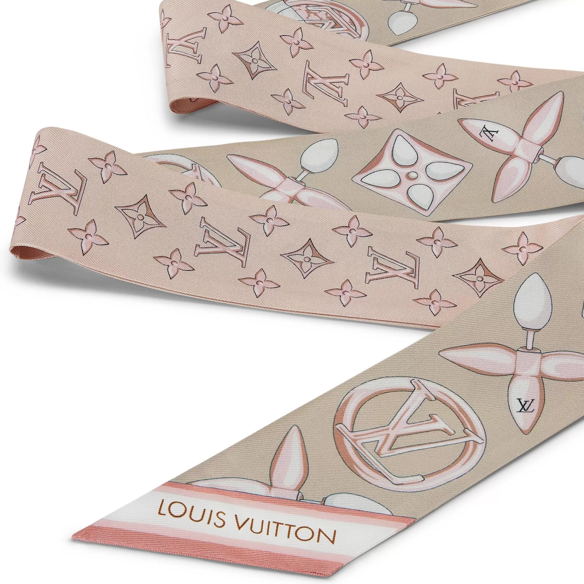 Hot Louis Vuitton Louisette Bb Bandeau Rose Gold