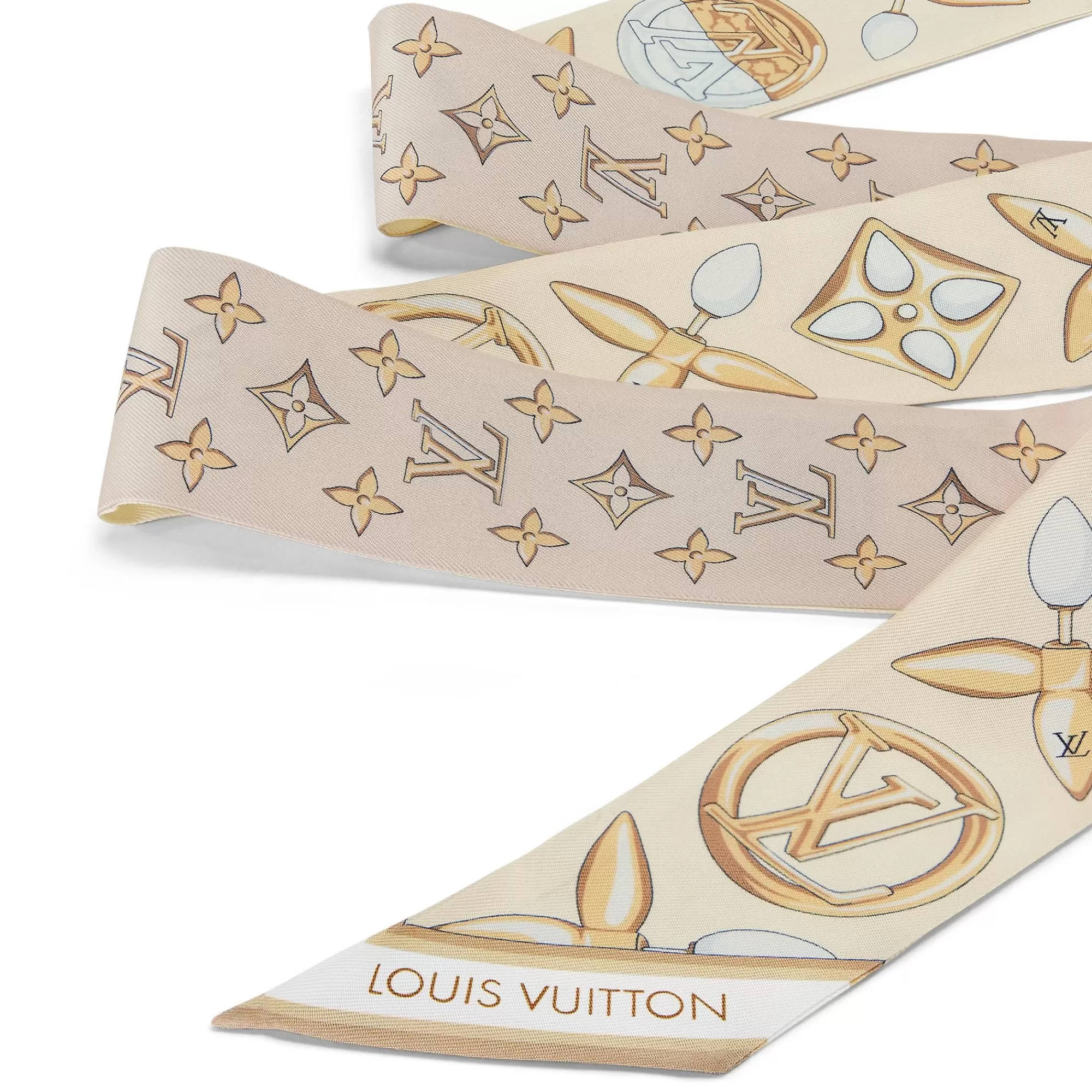 Best Sale Louis Vuitton Louisette Bb Bandeau Gold
