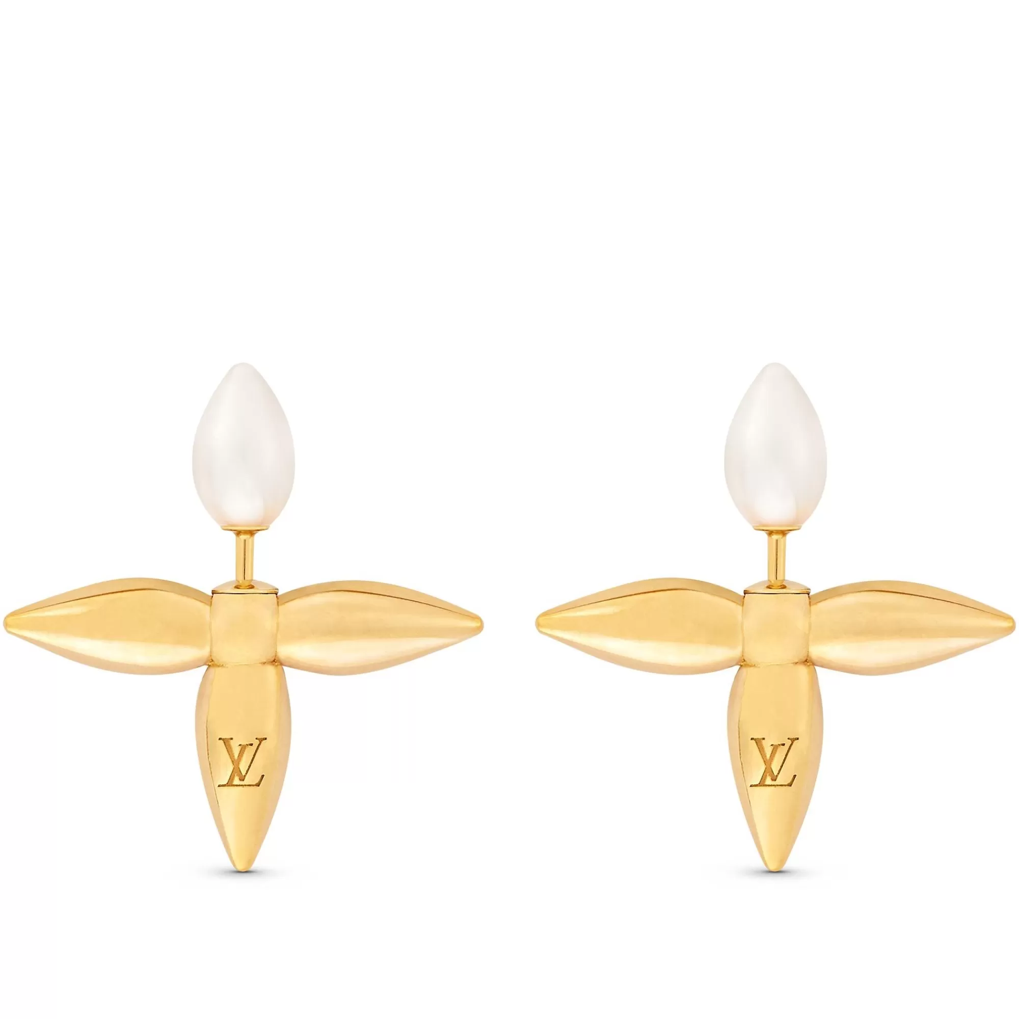 Store Louis Vuitton Louisette Earrings Gold